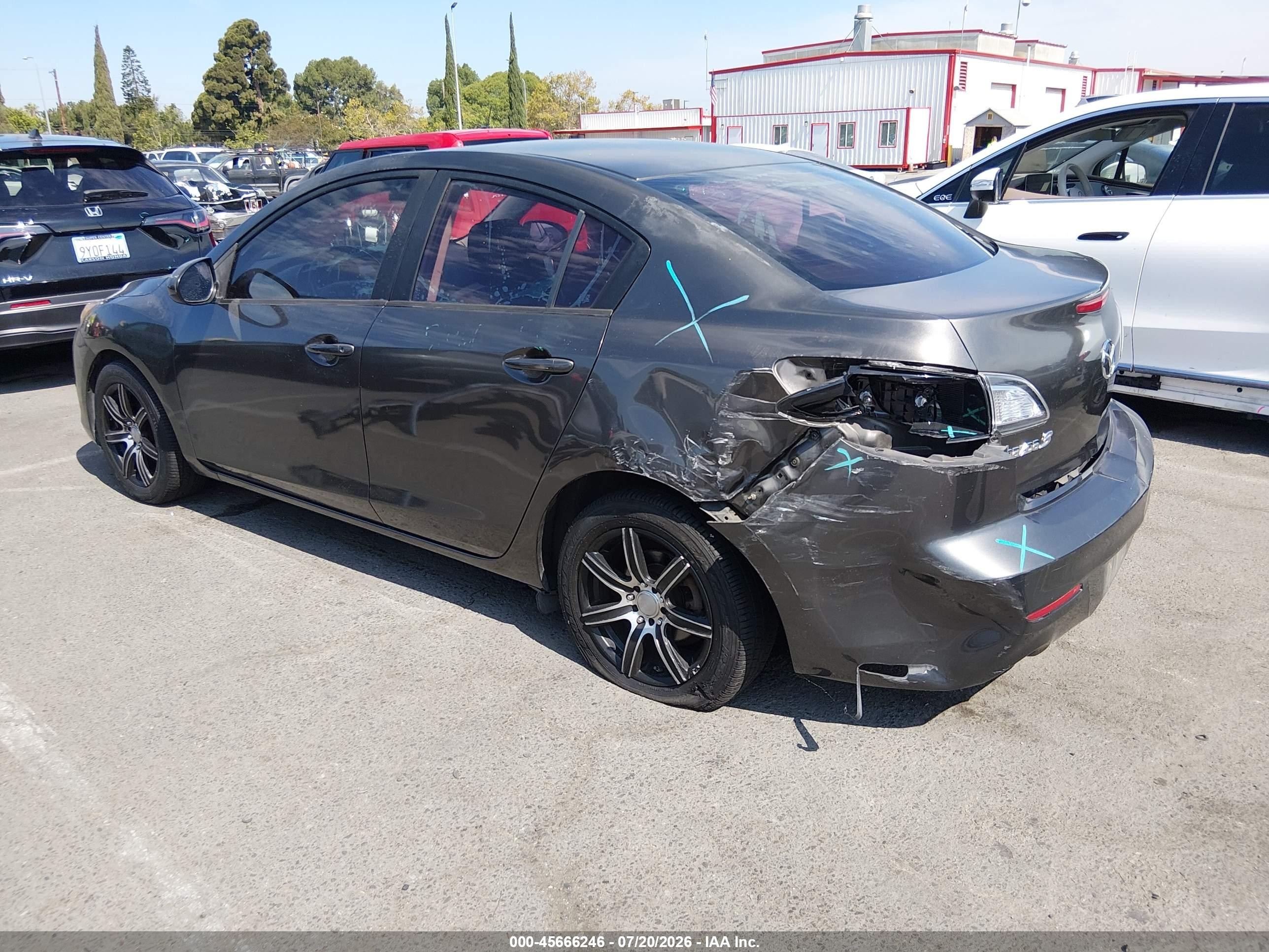 2012 Mazda Mazda3 I Grand Touring Серый vin: JM1BL1W84C1558595