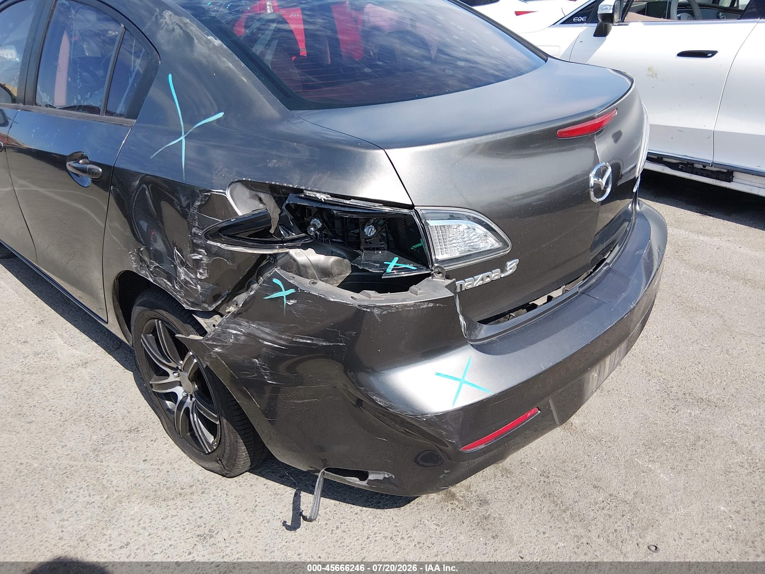 2012 Mazda Mazda3 I Grand Touring Серый vin: JM1BL1W84C1558595