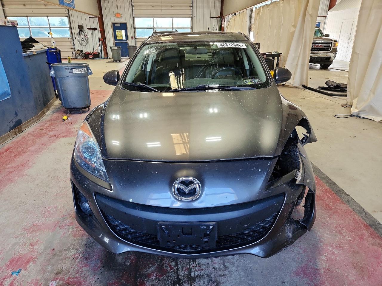 2012 Mazda 3 I Charcoal vin: JM1BL1W84C1652153