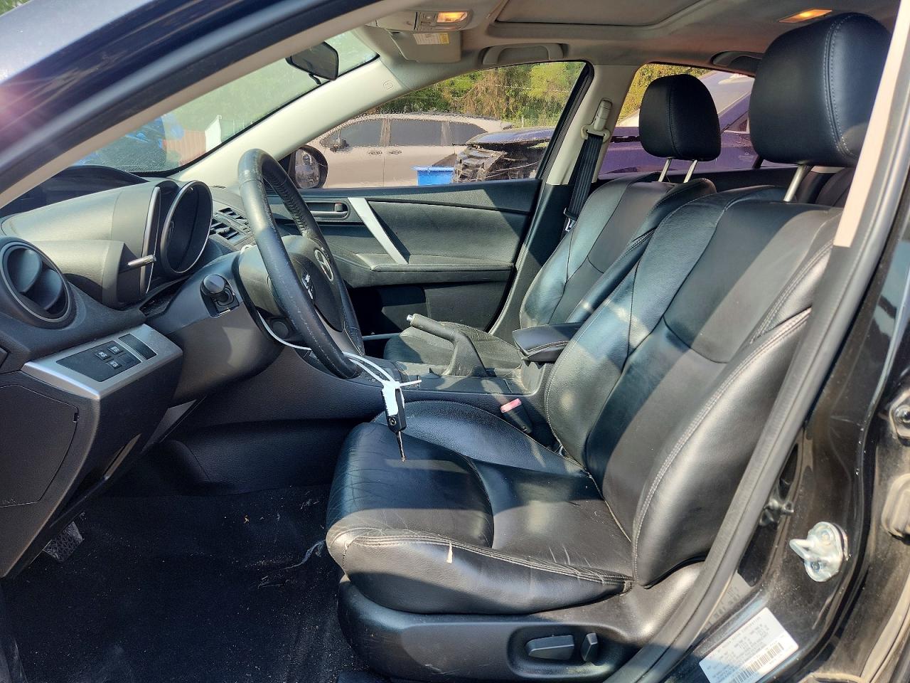 2012 Mazda 3 I Black vin: JM1BL1W85C1657586