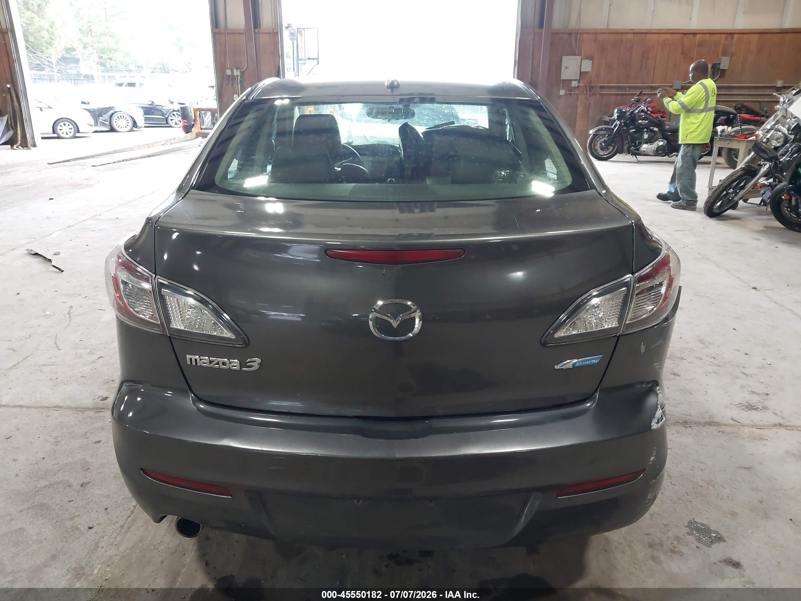 2012 Mazda Mazda3 I Grand Touring Серый vin: JM1BL1W85C1659936