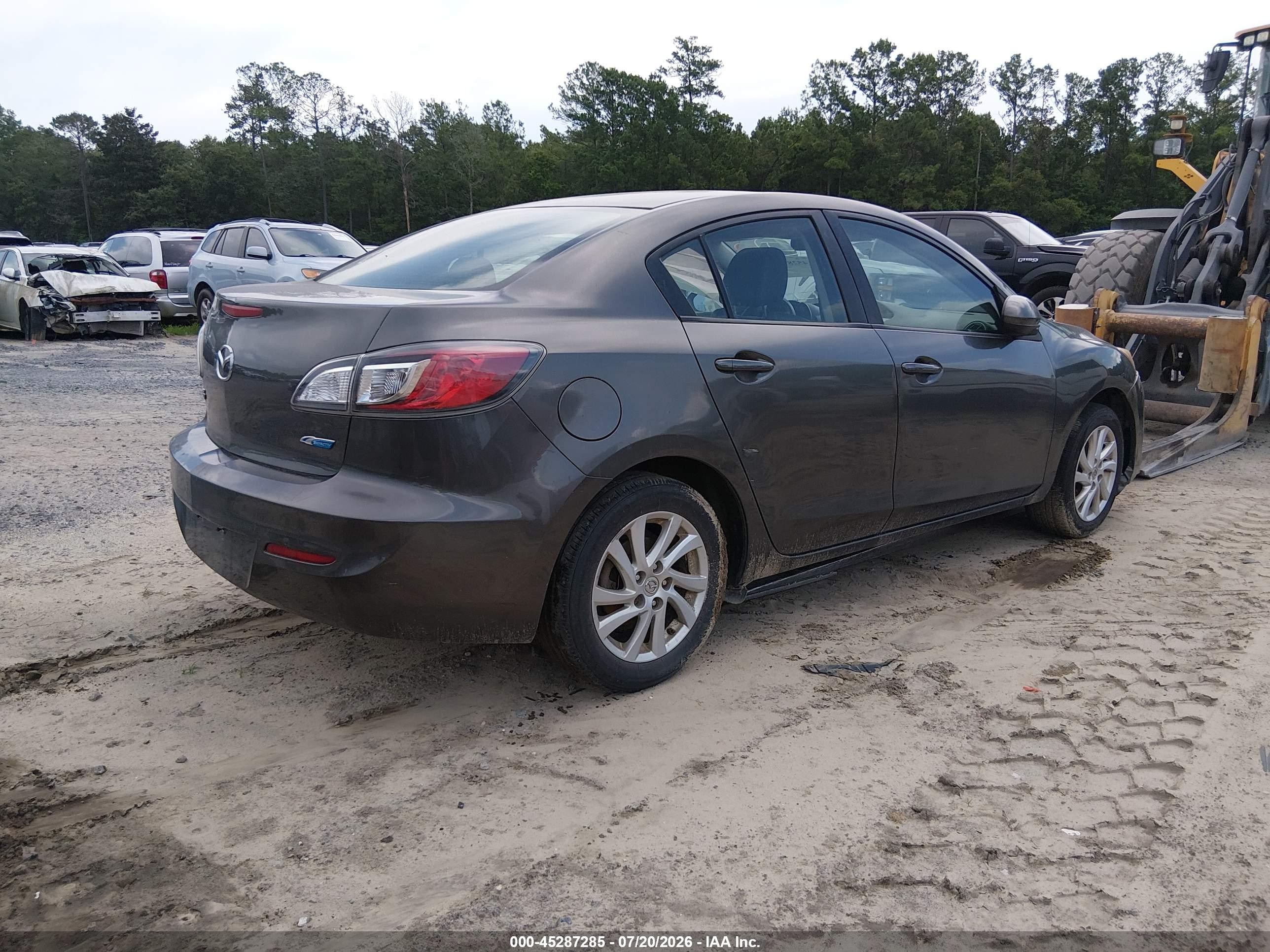 2012 Mazda Mazda3 I Grand Touring Black vin: JM1BL1W88C1537698