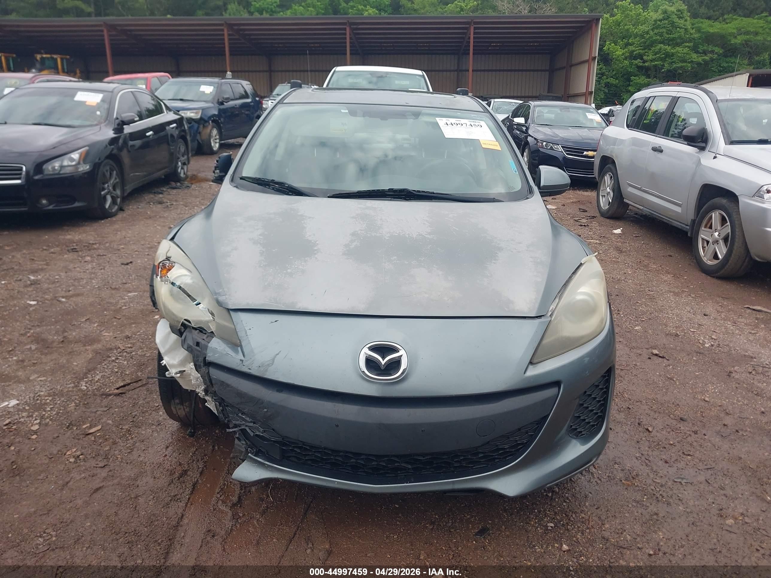 2012 Mazda Mazda3 I Grand Touring Green vin: JM1BL1W88C1647232