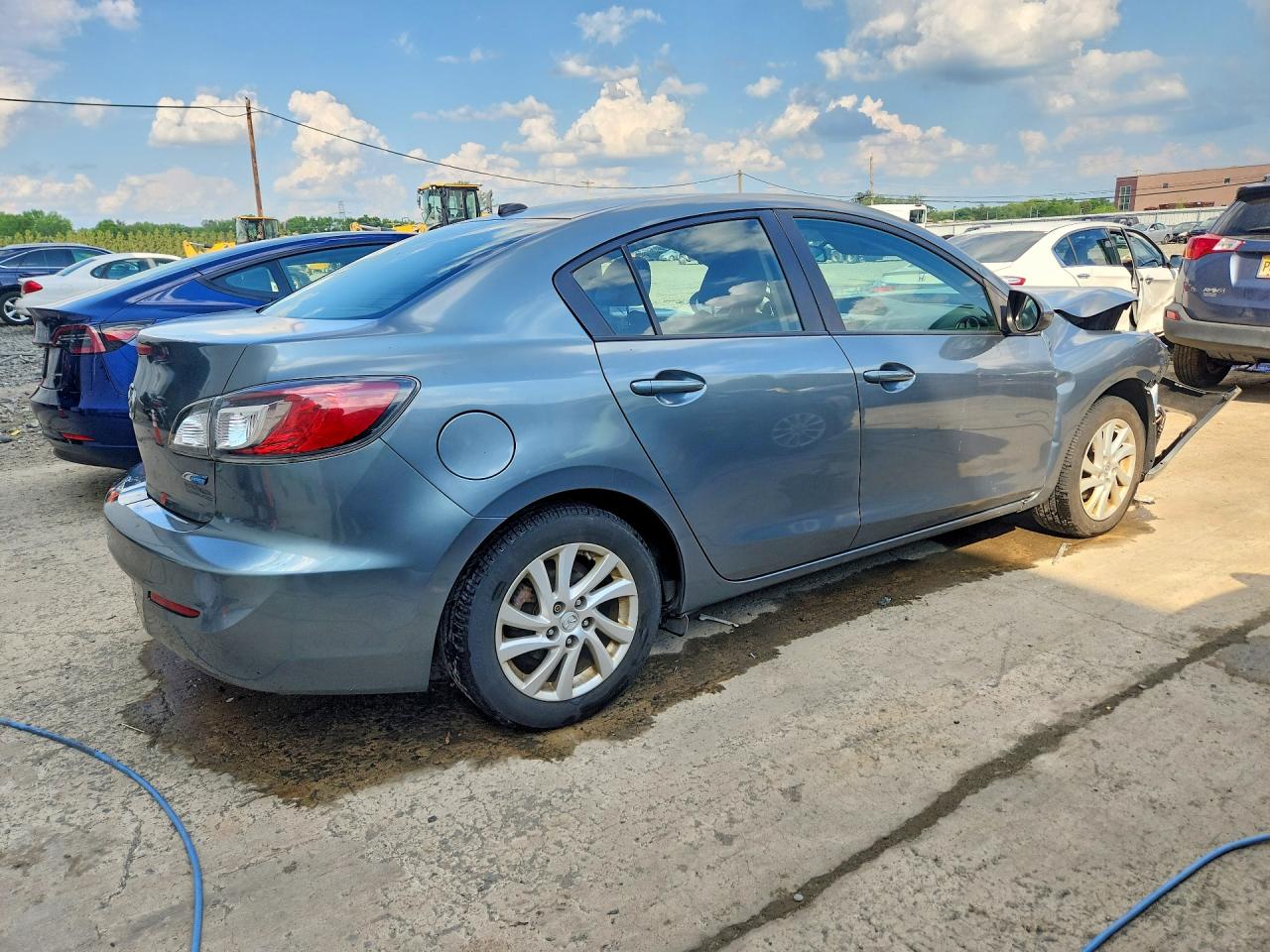 2012 Mazda 3 I Teal vin: JM1BL1W88C1656013