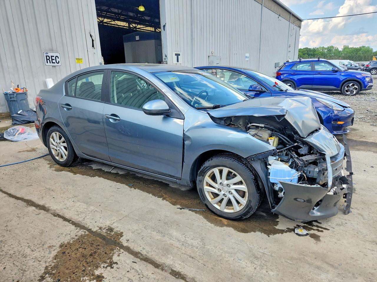 2012 Mazda 3 I Teal vin: JM1BL1W88C1656013