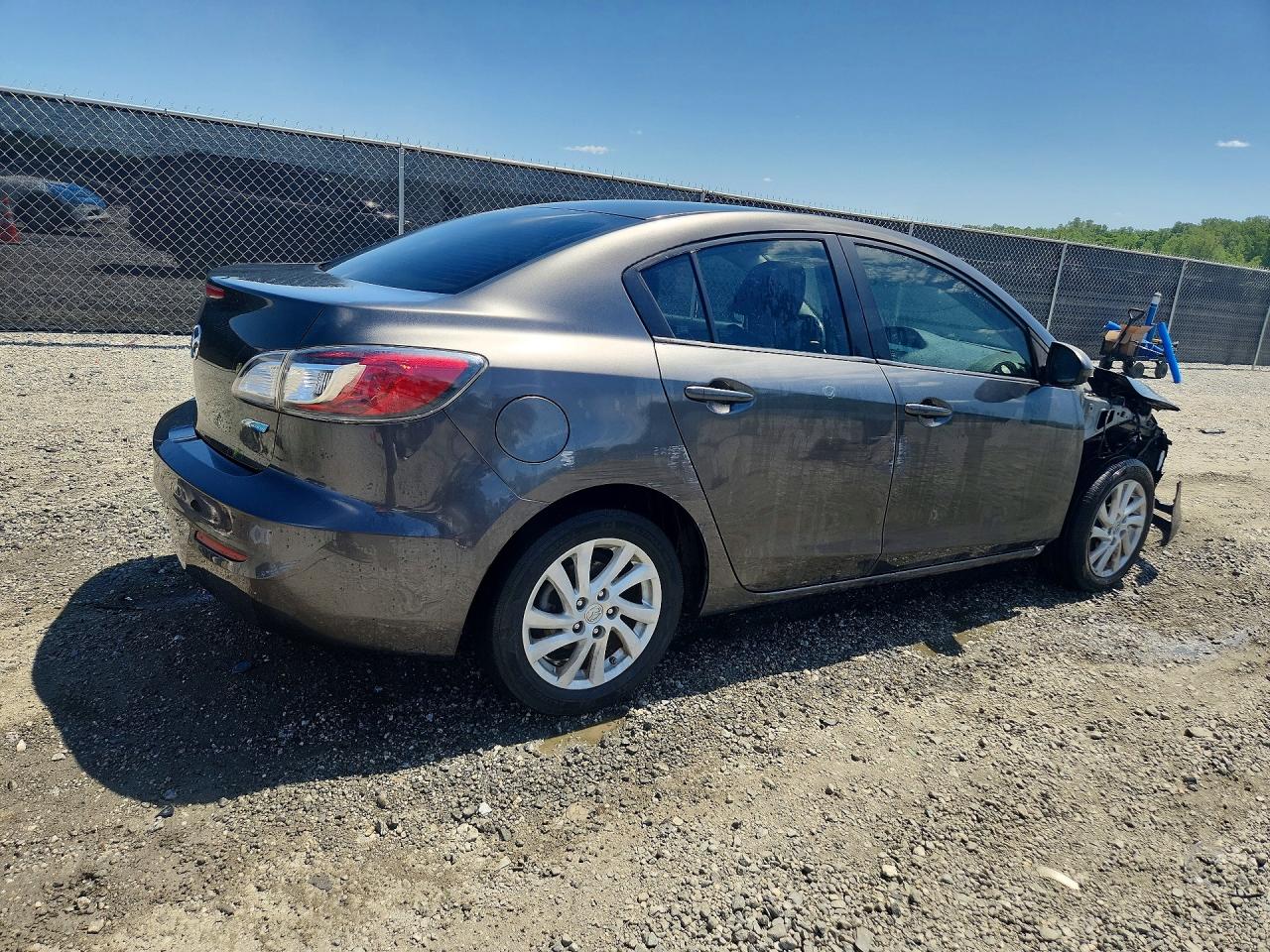 2012 Mazda 3 I Charcoal vin: JM1BL1W88C1663107