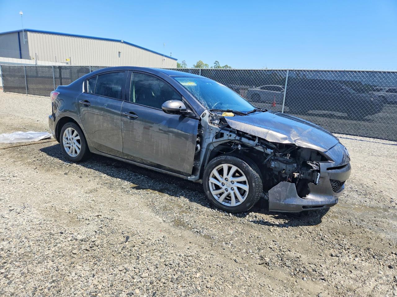 2012 Mazda 3 I Charcoal vin: JM1BL1W88C1663107