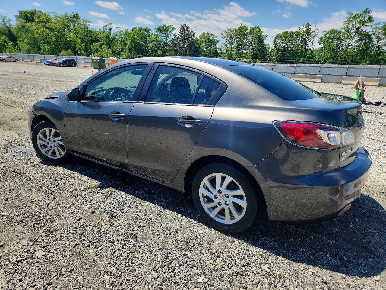 2012 Mazda 3 I Charcoal vin: JM1BL1W88C1663107