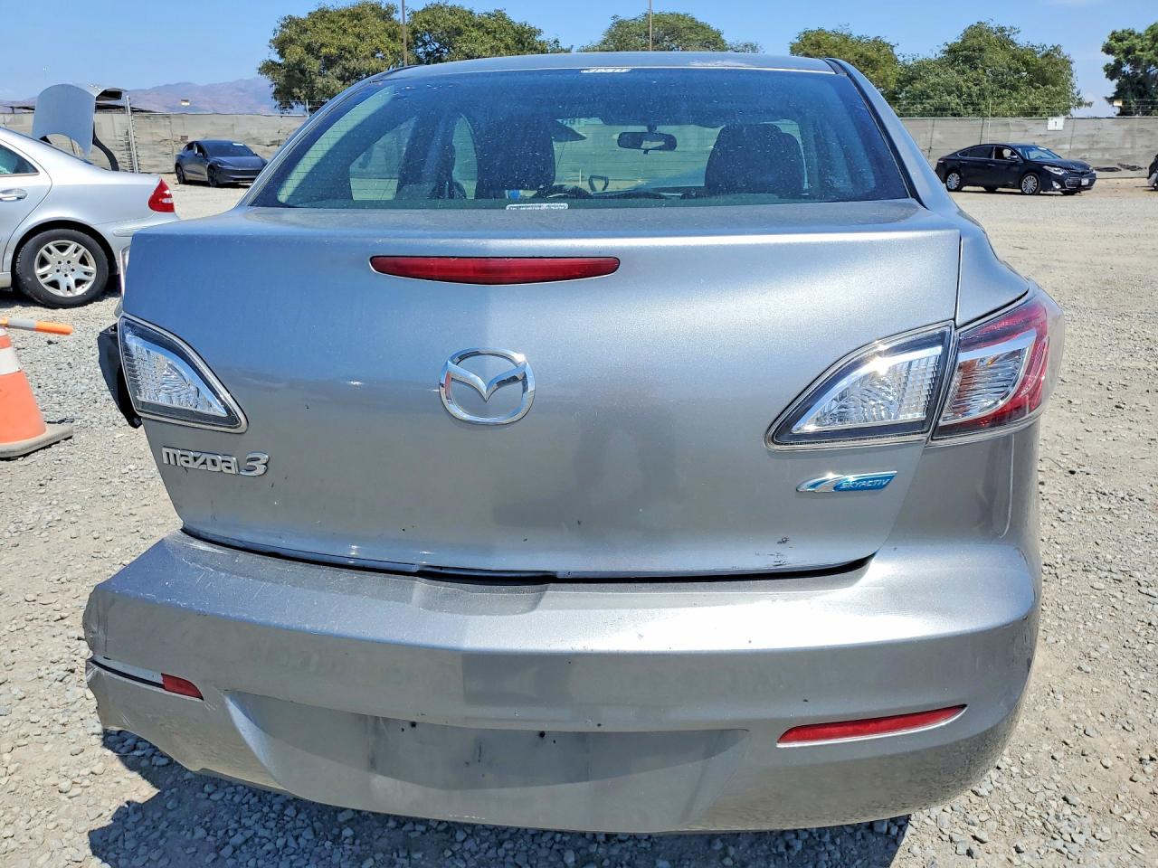2012 Mazda 3 I Gray vin: JM1BL1W8XC1650133