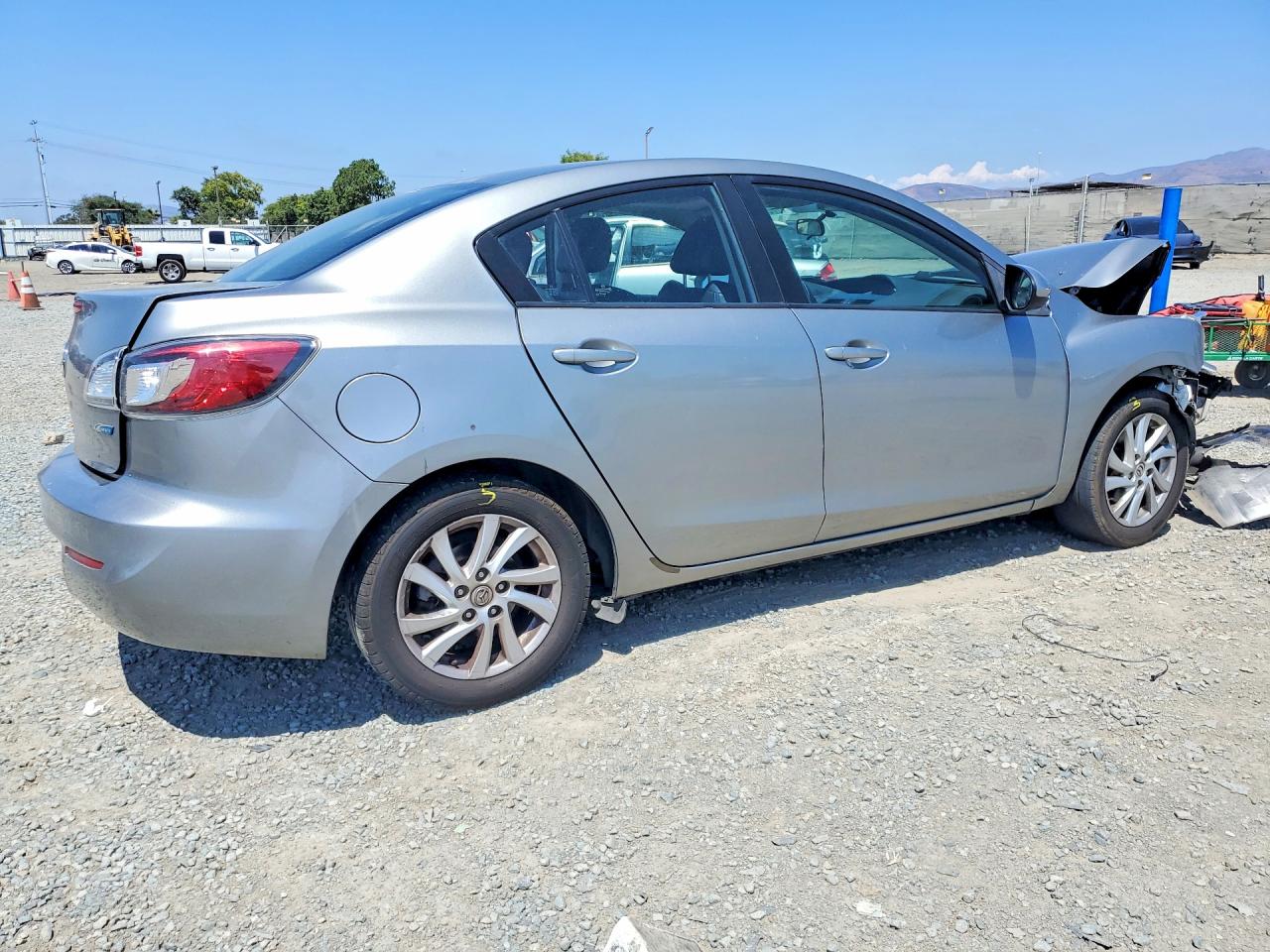 2012 Mazda 3 I Gray vin: JM1BL1W8XC1650133