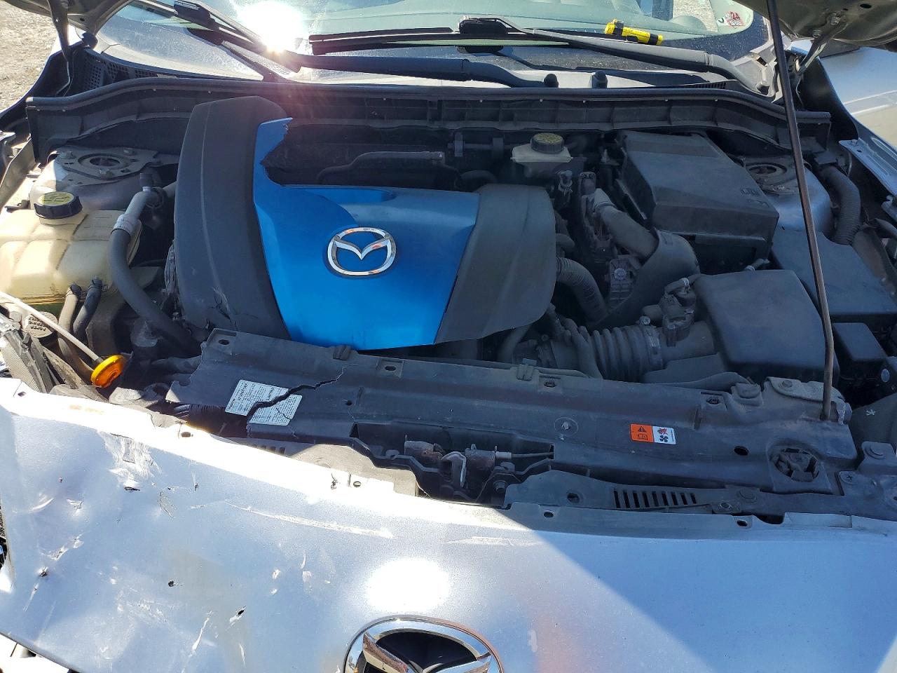 2012 Mazda 3 I Gray vin: JM1BL1W8XC1650133
