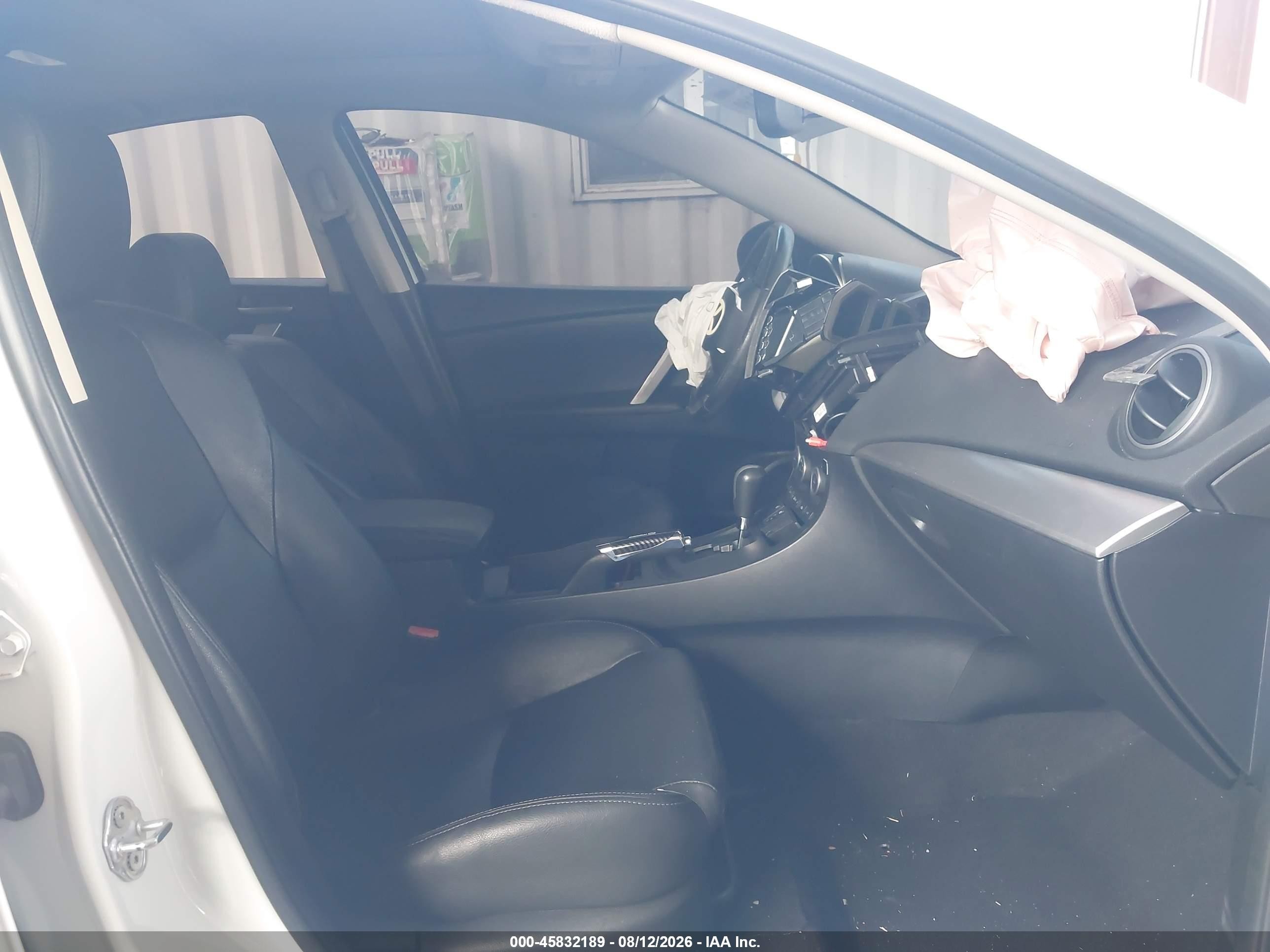 2012 Mazda Mazda3 S Grand Touring White vin: JM1BL1W94C1672749