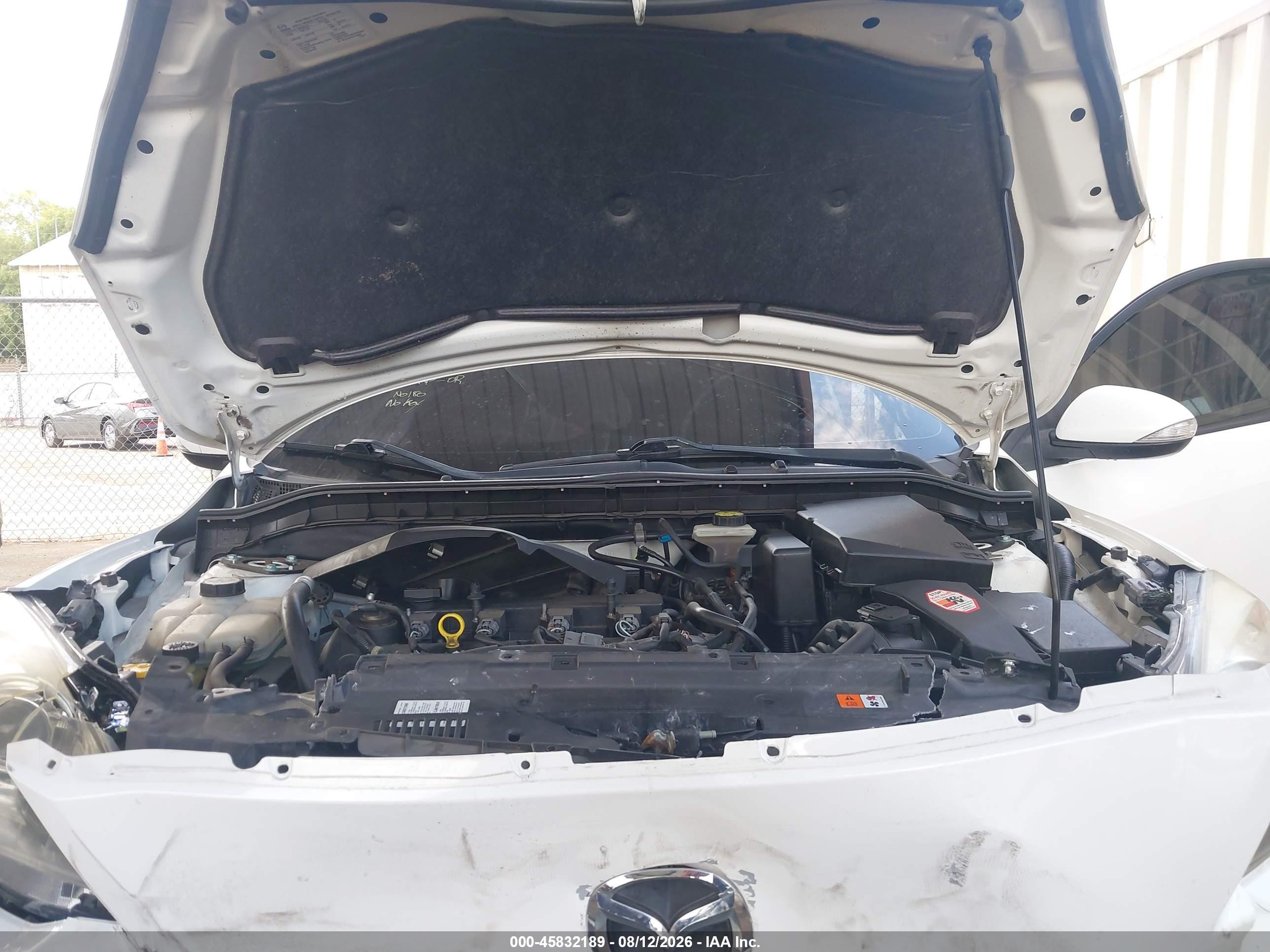 2012 Mazda Mazda3 S Grand Touring White vin: JM1BL1W94C1672749