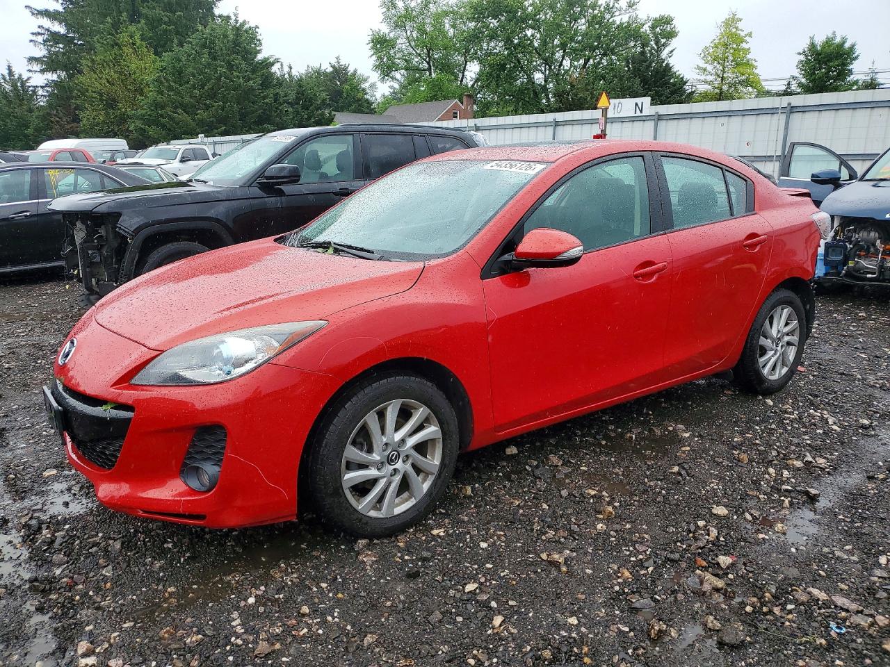 2013 Mazda 3 I Red vin: JM1BL1WP0D1797361