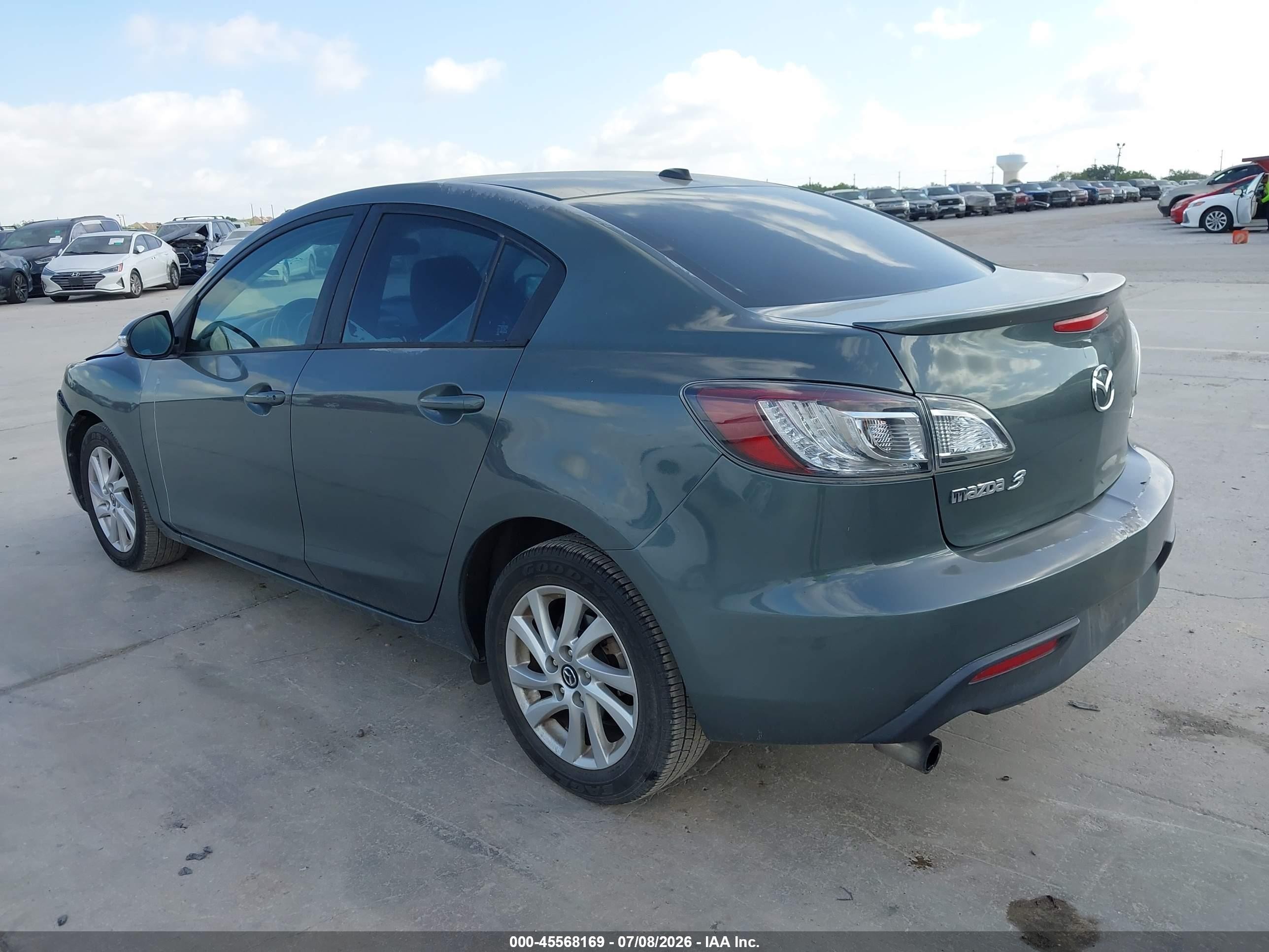 2013 Mazda Mazda3 I Grand Touring Серый vin: JM1BL1WP1D1786255