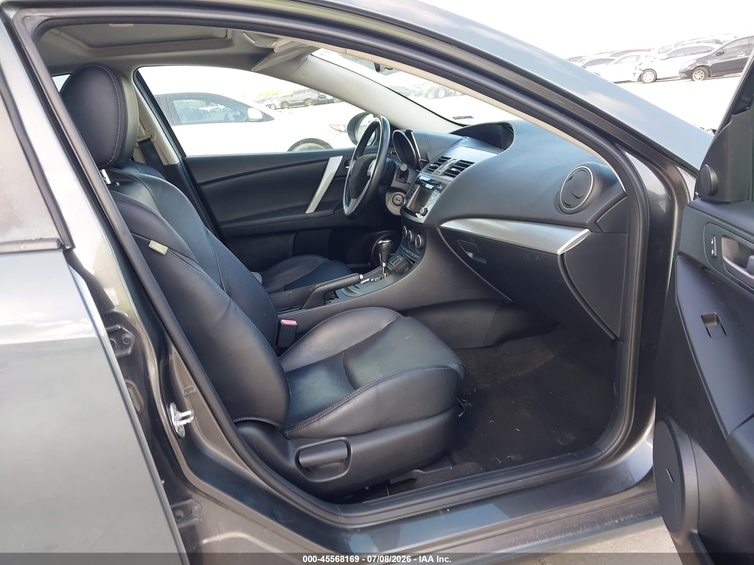 2013 Mazda Mazda3 I Grand Touring Серый vin: JM1BL1WP1D1786255