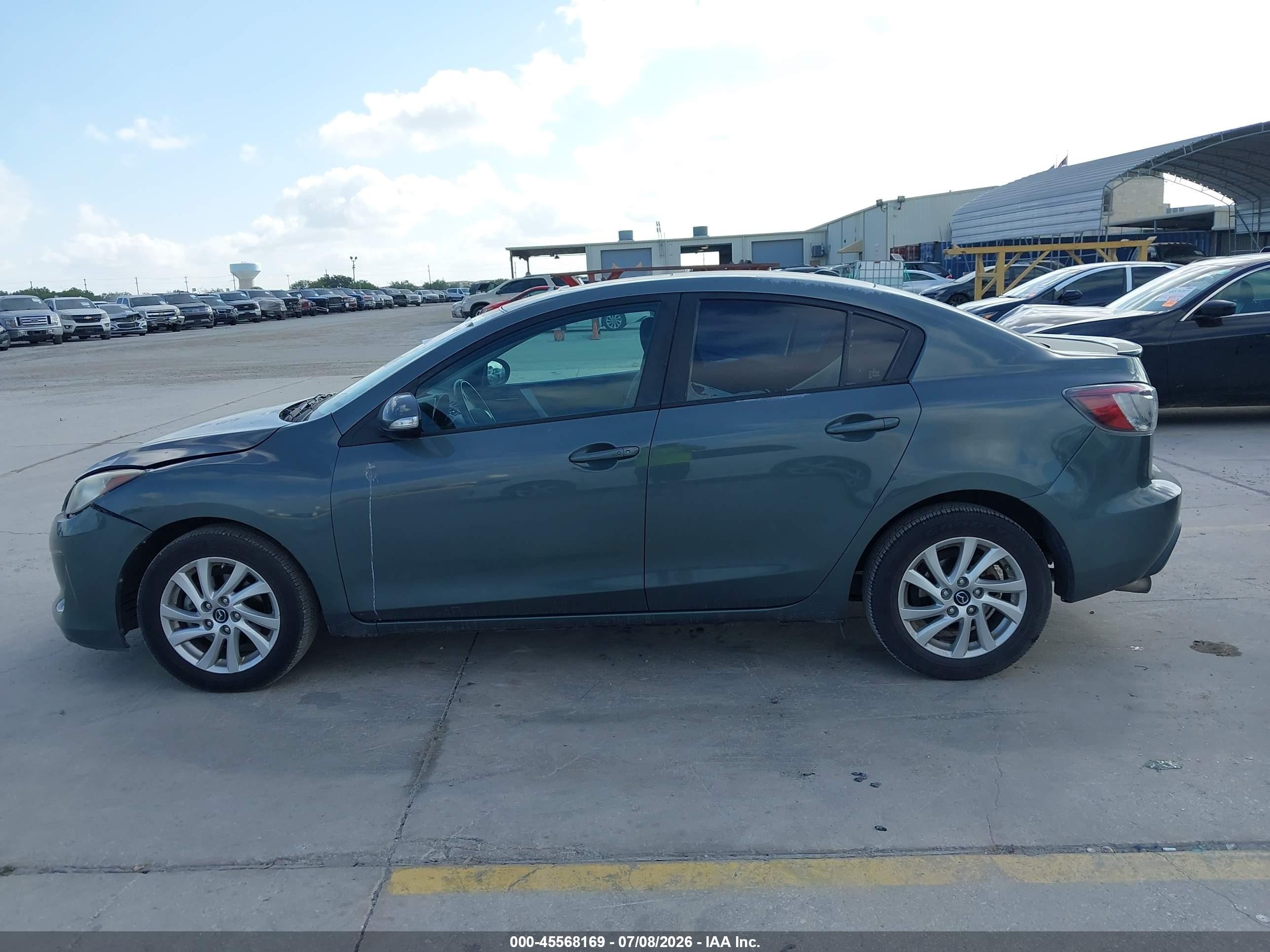 2013 Mazda Mazda3 I Grand Touring Серый vin: JM1BL1WP1D1786255
