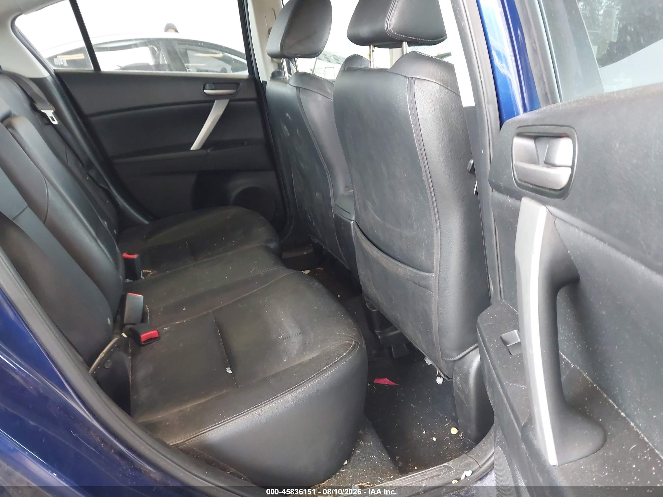 2013 Mazda Mazda3 I Grand Touring Синий vin: JM1BL1WP3D1775354
