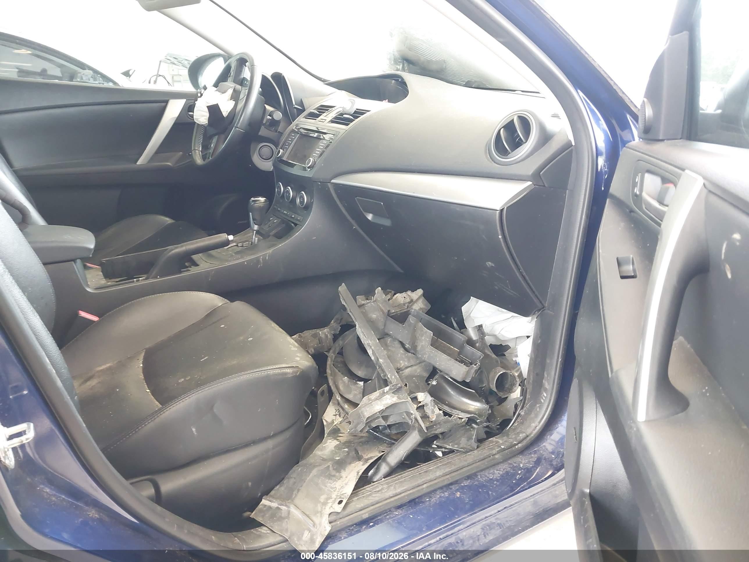 2013 Mazda Mazda3 I Grand Touring Синий vin: JM1BL1WP3D1775354