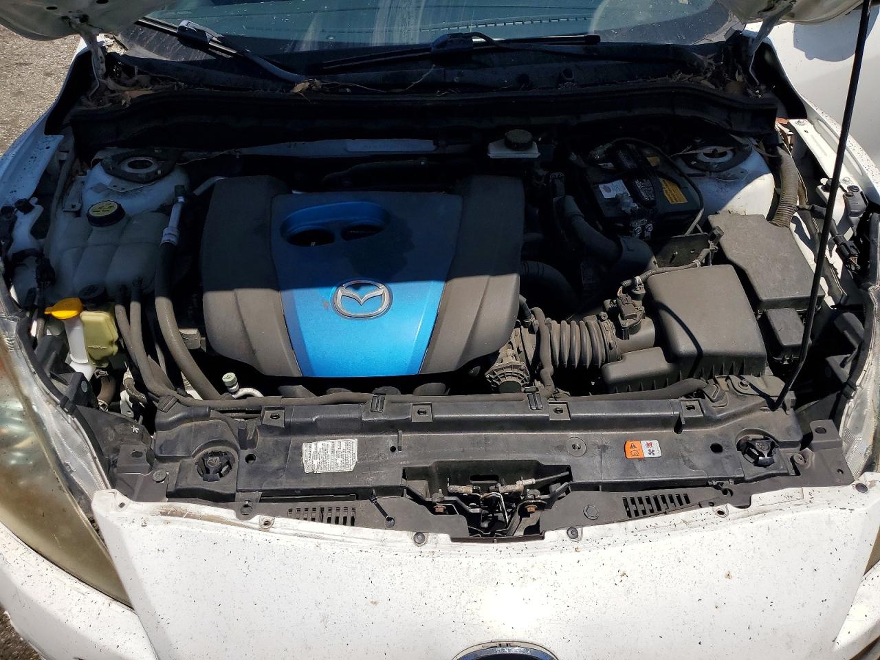2013 Mazda 3 I Белый vin: JM1BL1WP3D1776388