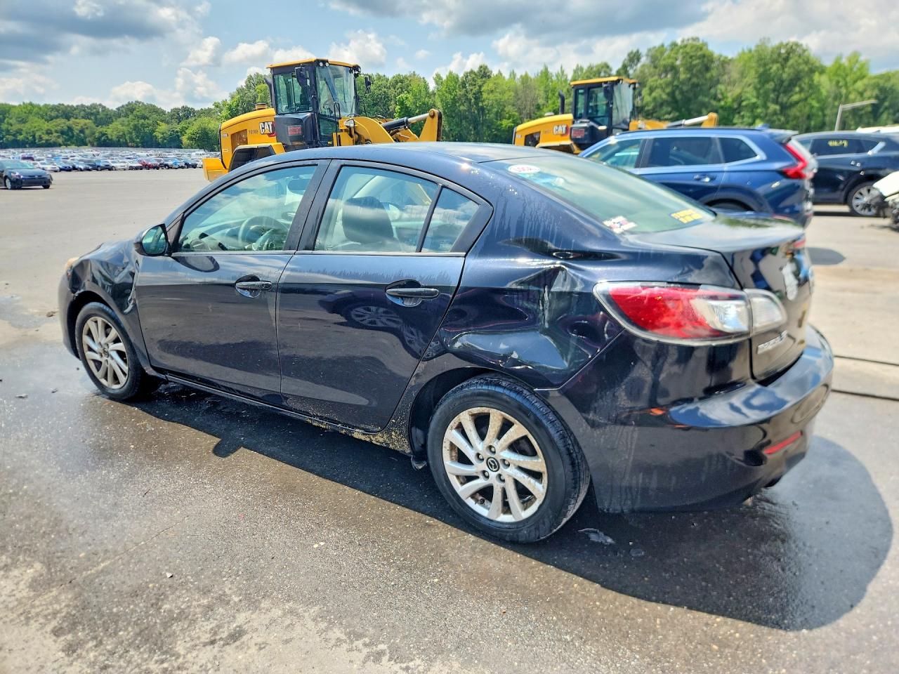 2013 Mazda 3 I Black vin: JM1BL1WP4D1737423