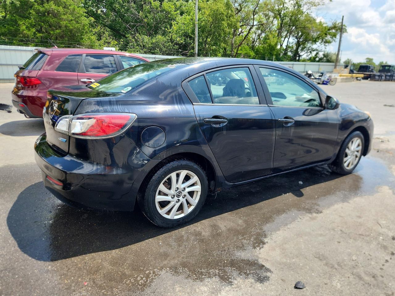 2013 Mazda 3 I Black vin: JM1BL1WP4D1737423