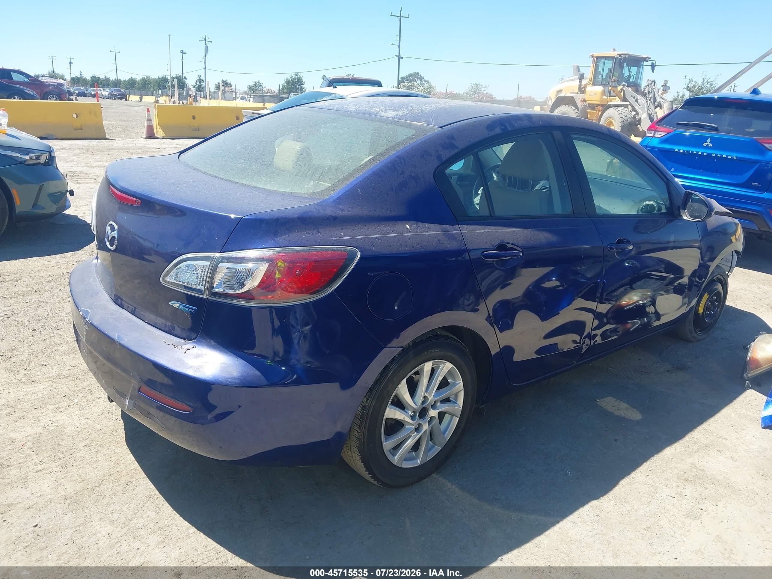 2013 Mazda Mazda3 I Grand Touring Blue vin: JM1BL1WP4D1776299