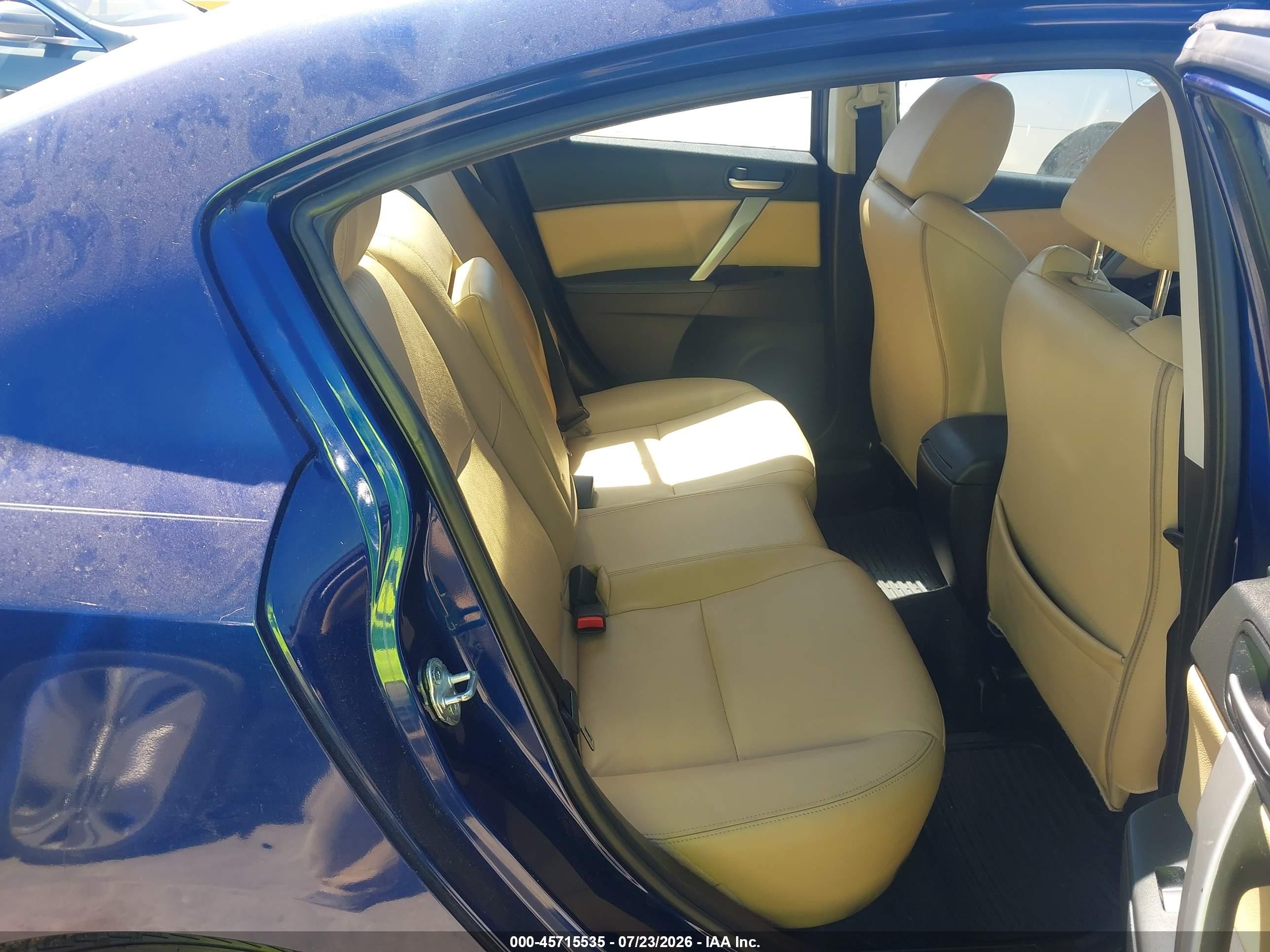 2013 Mazda Mazda3 I Grand Touring Blue vin: JM1BL1WP4D1776299
