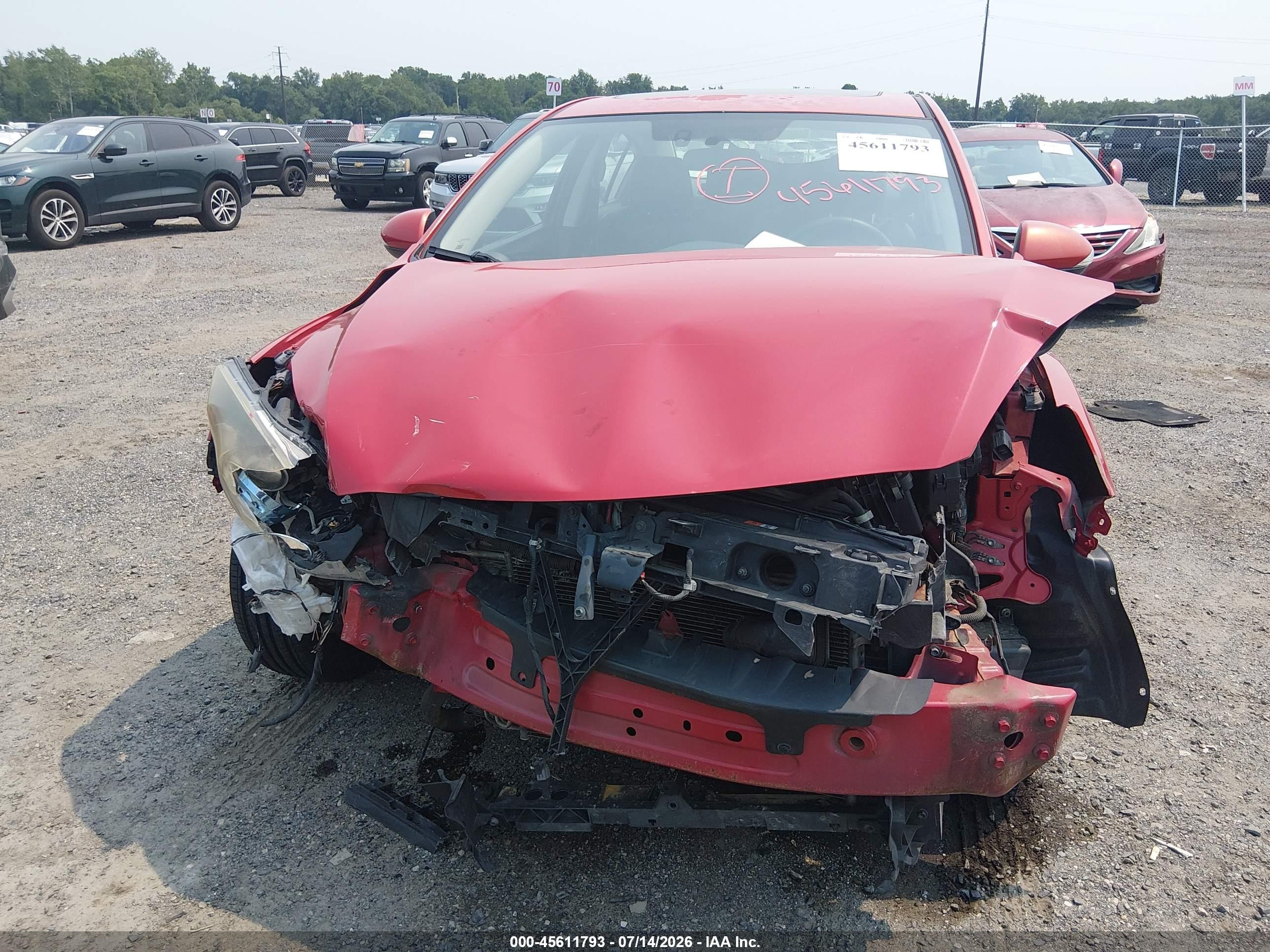 2013 Mazda Mazda3 I Grand Touring Красный vin: JM1BL1WP5D1740041