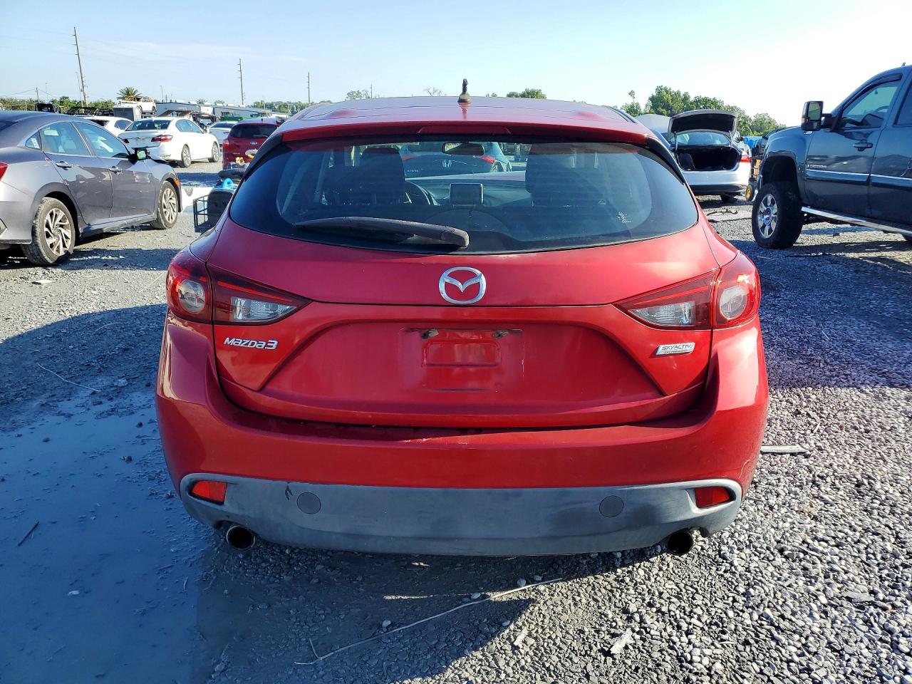 2015 Mazda 3 Sport Red vin: JM1BM1K70F1224322