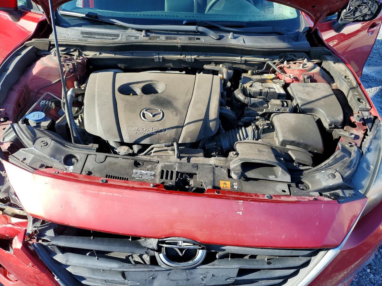2015 Mazda 3 Sport Red vin: JM1BM1K70F1224322