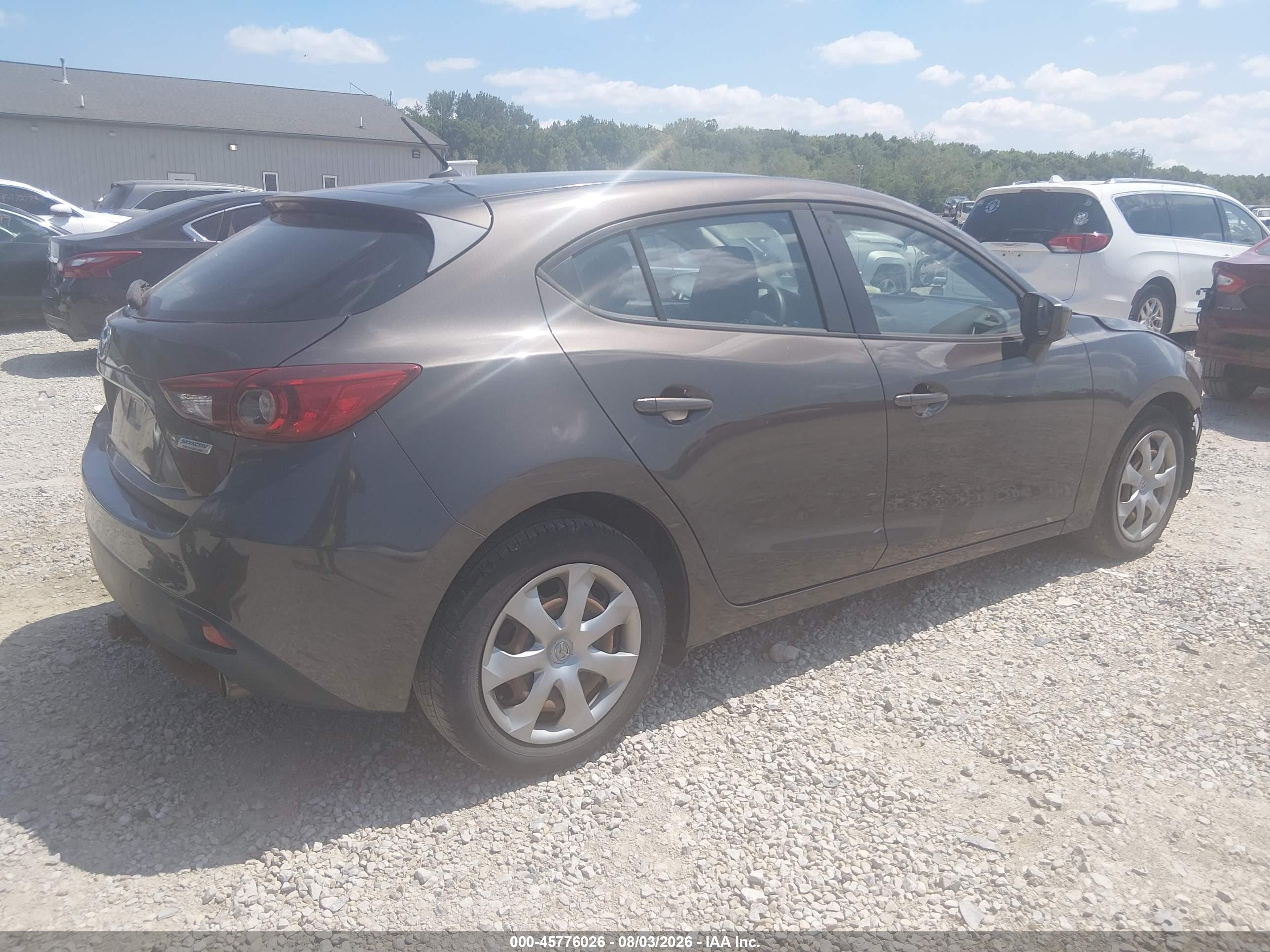 2014 Mazda Mazda3 I Sport Черный vin: JM1BM1K71E1136975