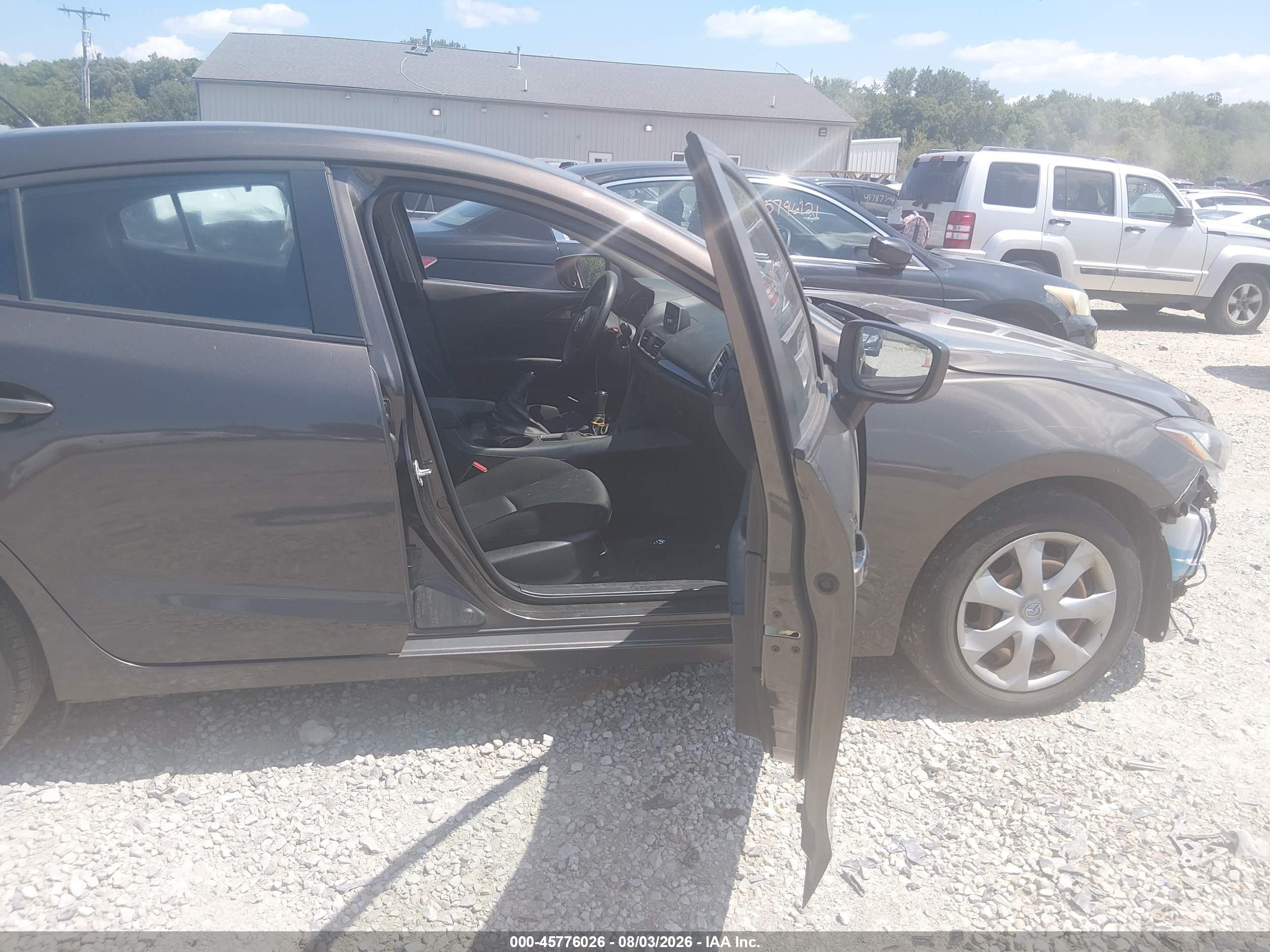 2014 Mazda Mazda3 I Sport Черный vin: JM1BM1K71E1136975