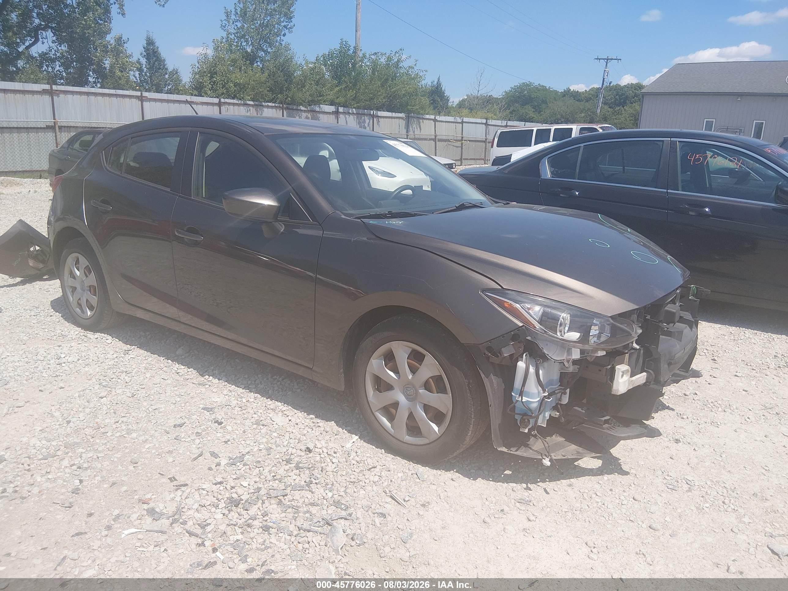 2014 Mazda Mazda3 I Sport Черный vin: JM1BM1K71E1136975