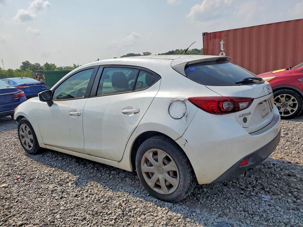 2014 Mazda 3 Sport White vin: JM1BM1K71E1144896
