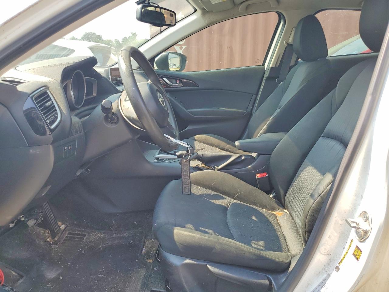 2014 Mazda 3 Sport White vin: JM1BM1K71E1144896