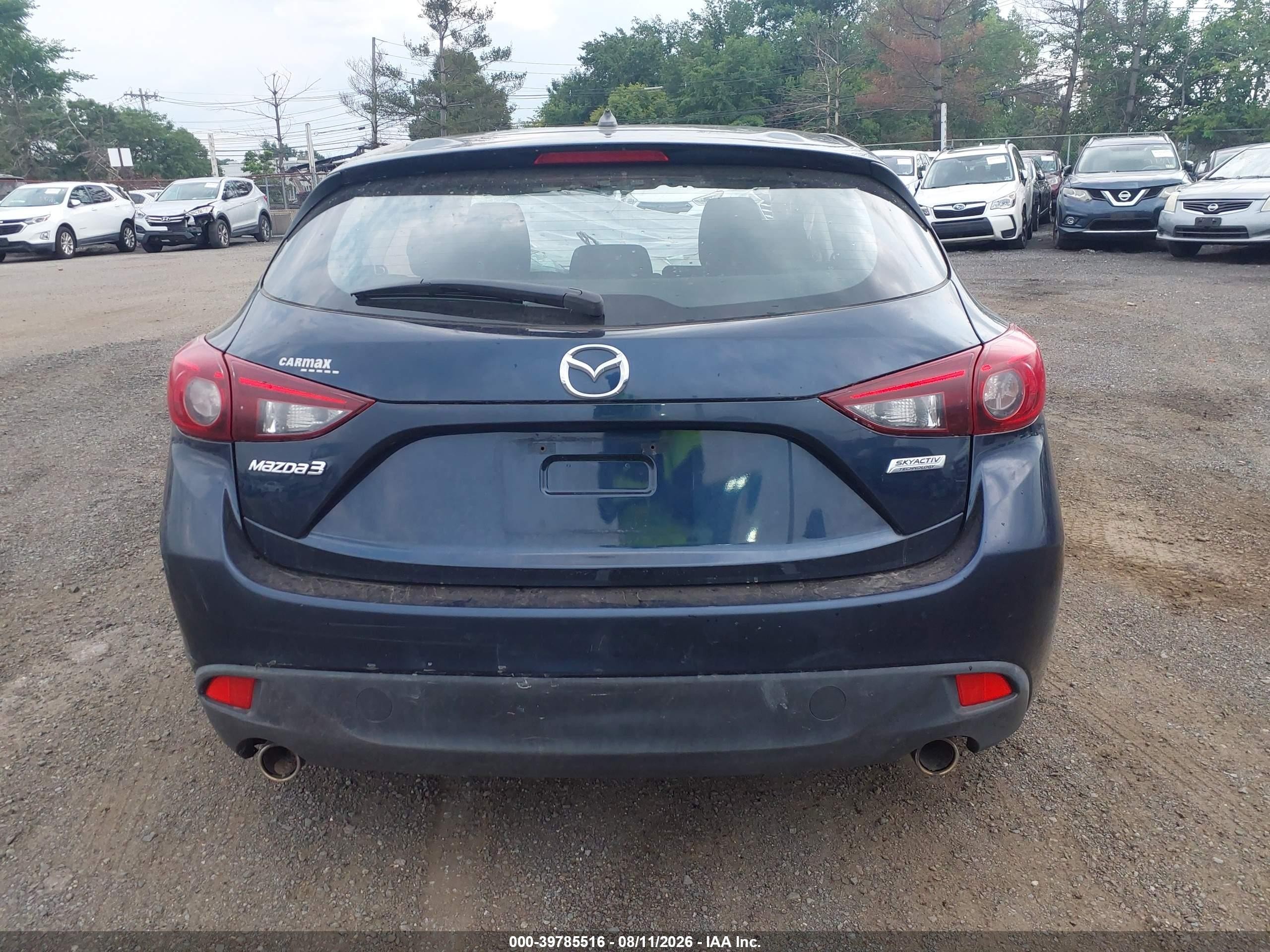 2014 Mazda Mazda3   Blue vin: JM1BM1K72E1154319