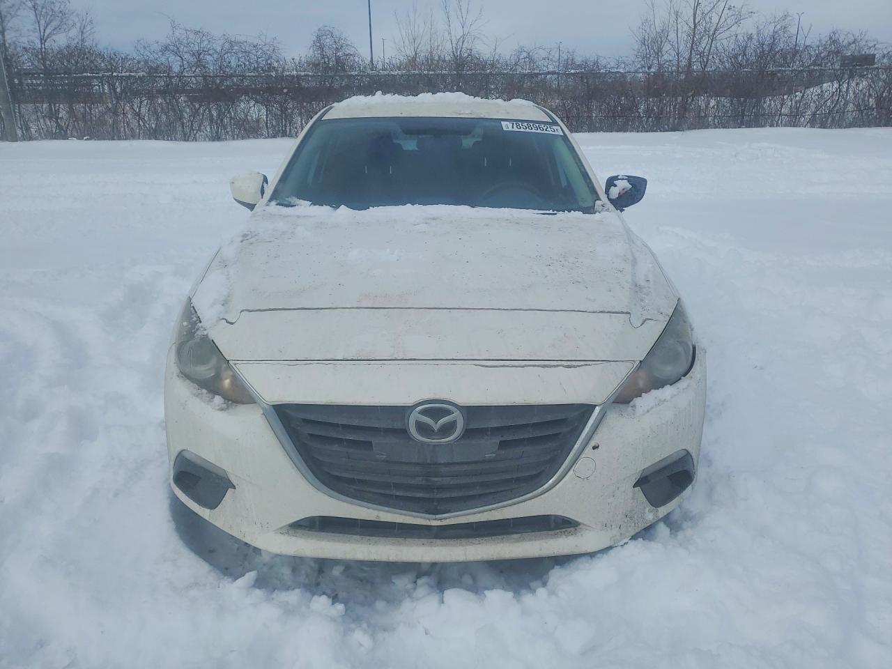 2014 Mazda 3 Sport White vin: JM1BM1K72E1178779