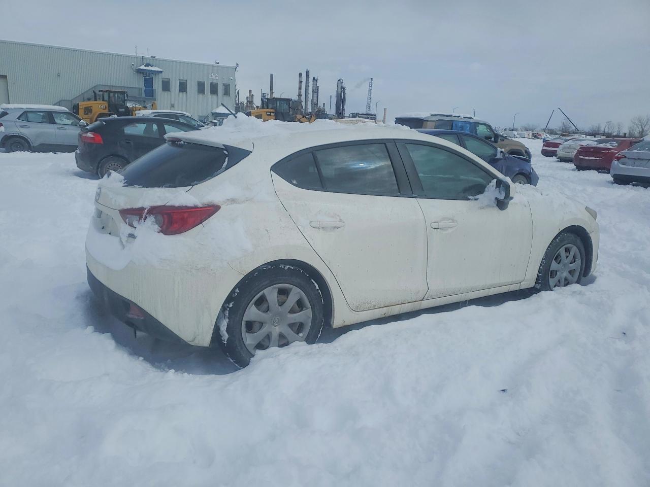 2014 Mazda 3 Sport White vin: JM1BM1K72E1178779