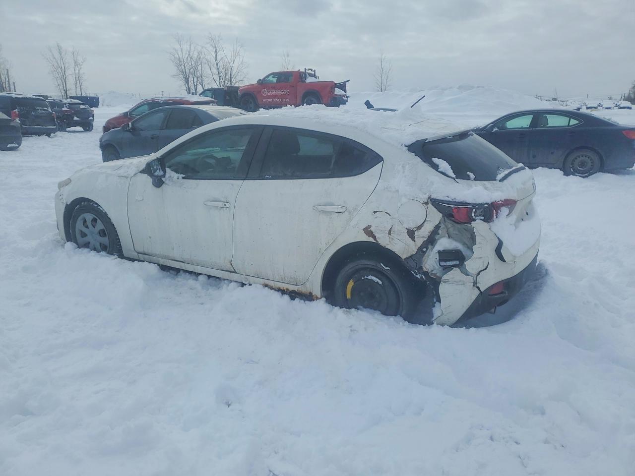2014 Mazda 3 Sport White vin: JM1BM1K72E1178779