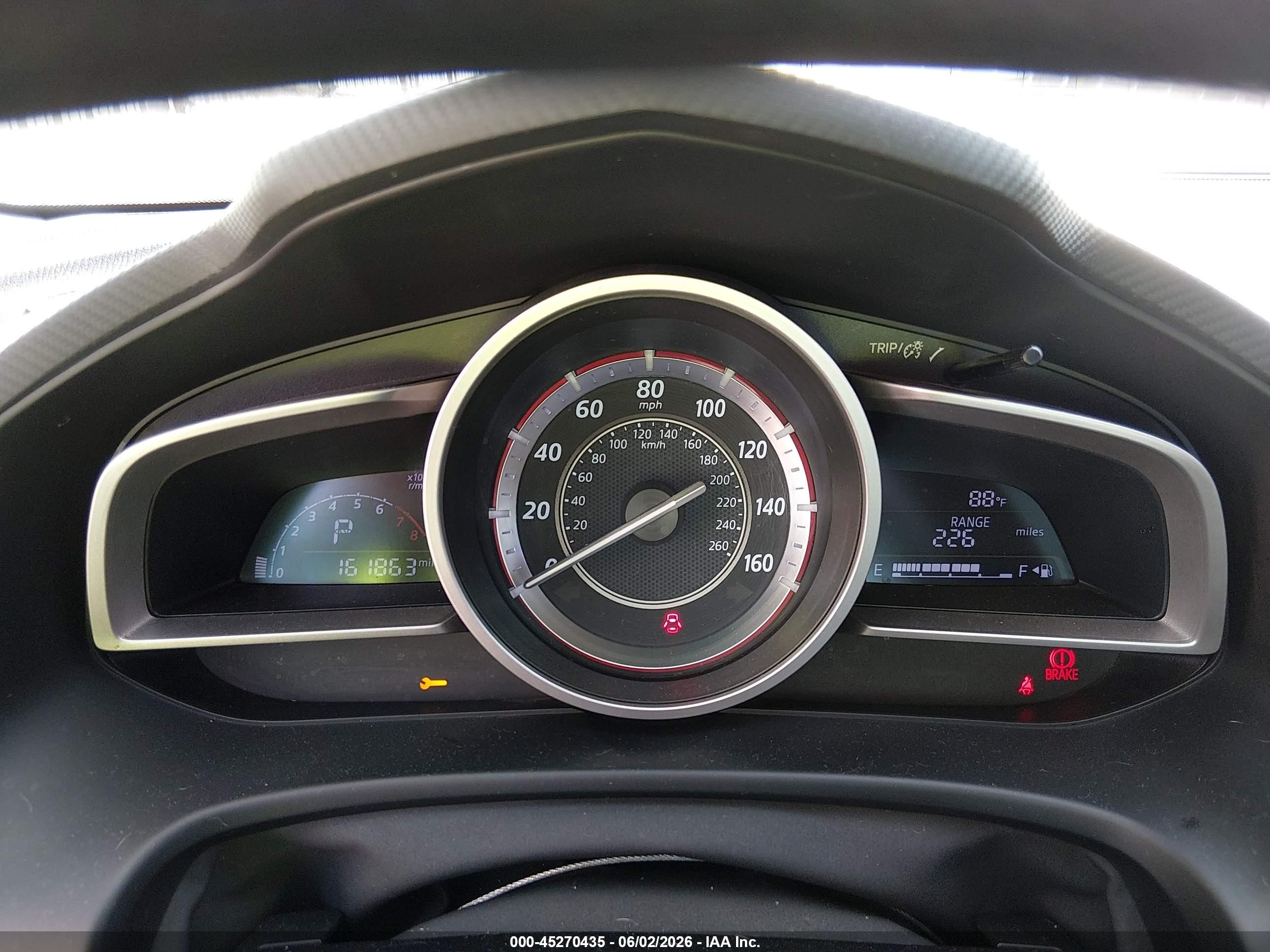 2015 Mazda Mazda3 I Sport Красный vin: JM1BM1K72F1258794