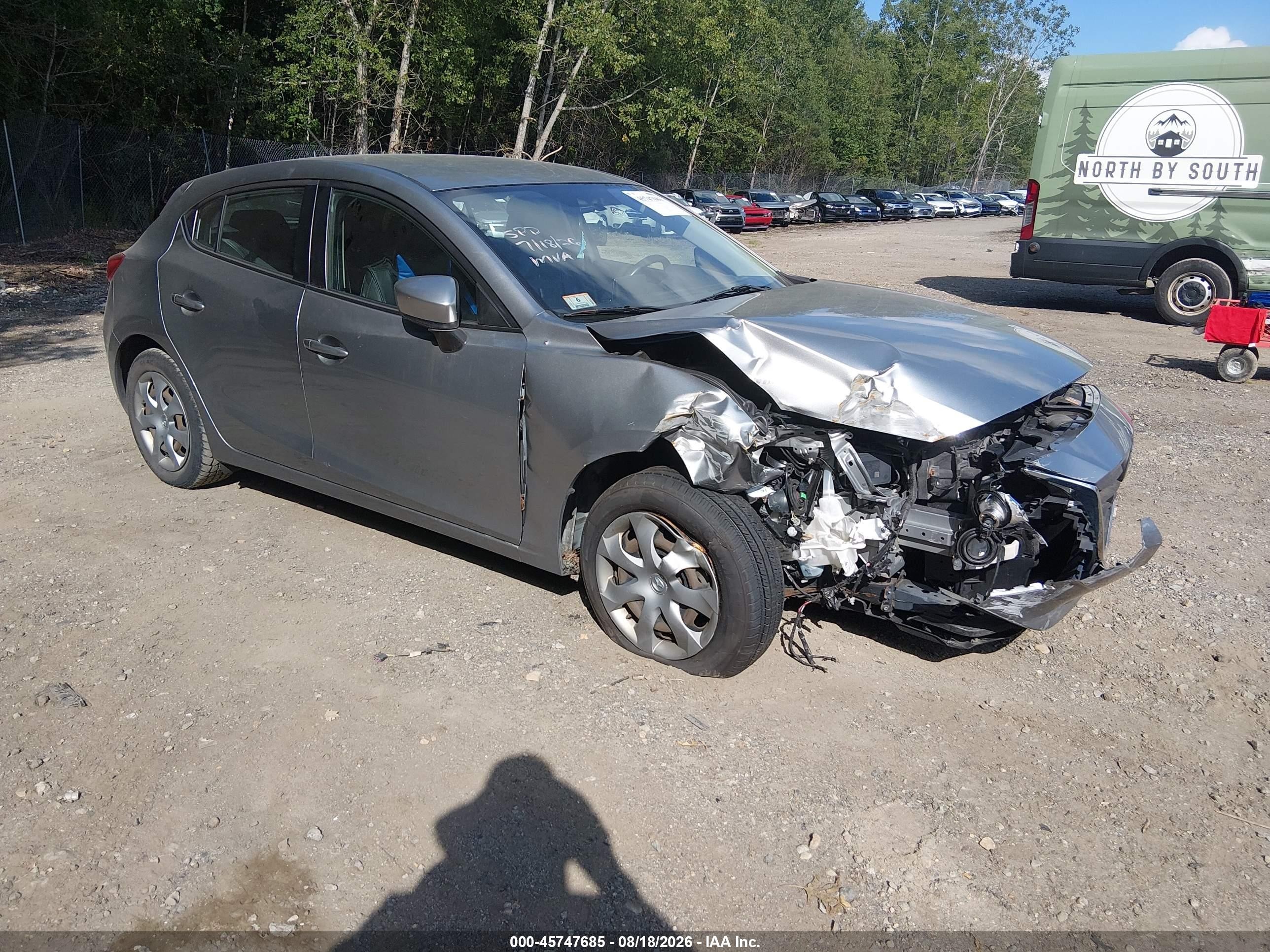 2015 Mazda Mazda3 I Sport Silver vin: JM1BM1K72F1271285