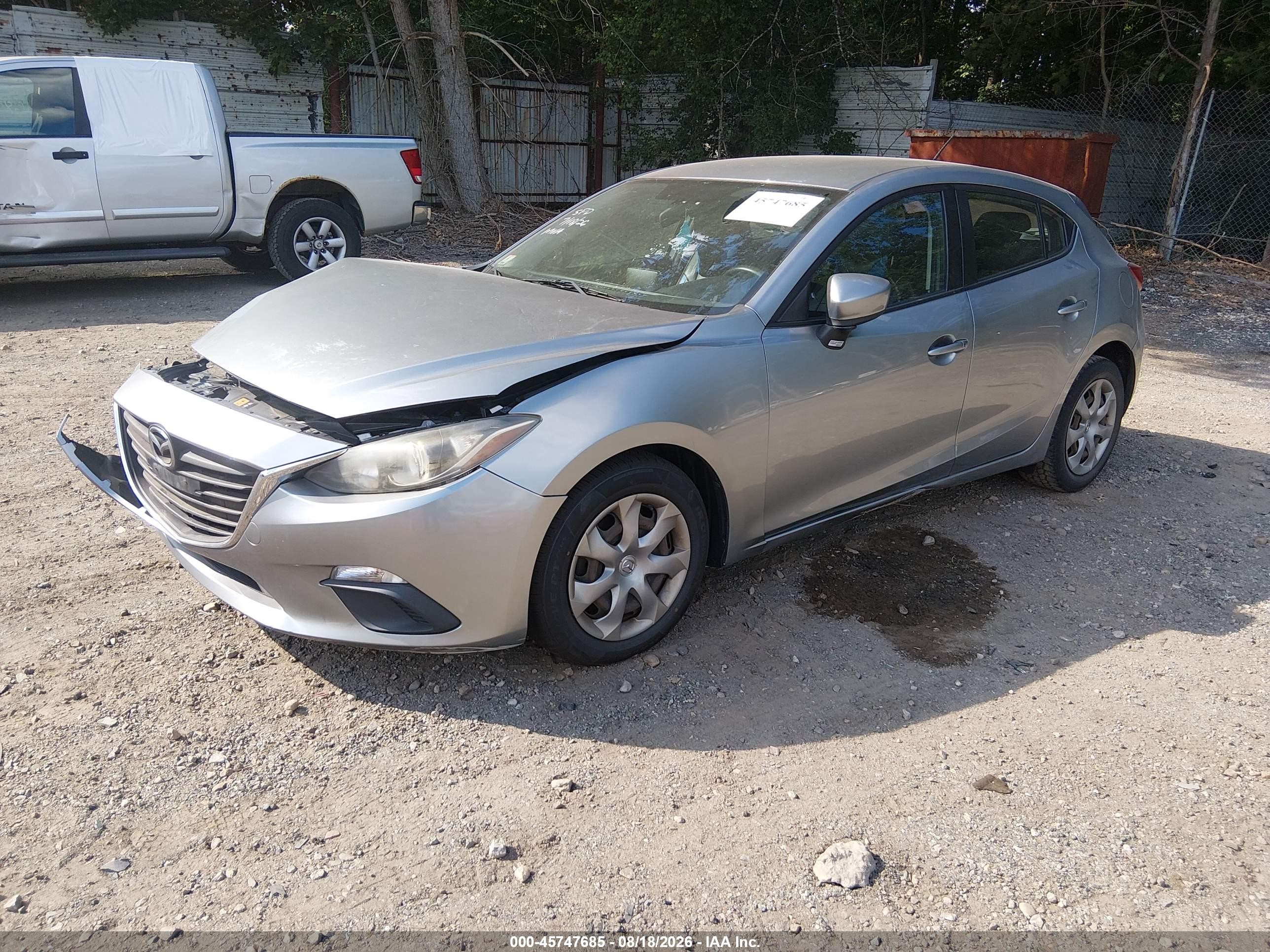 2015 Mazda Mazda3 I Sport Серебряный vin: JM1BM1K72F1271285