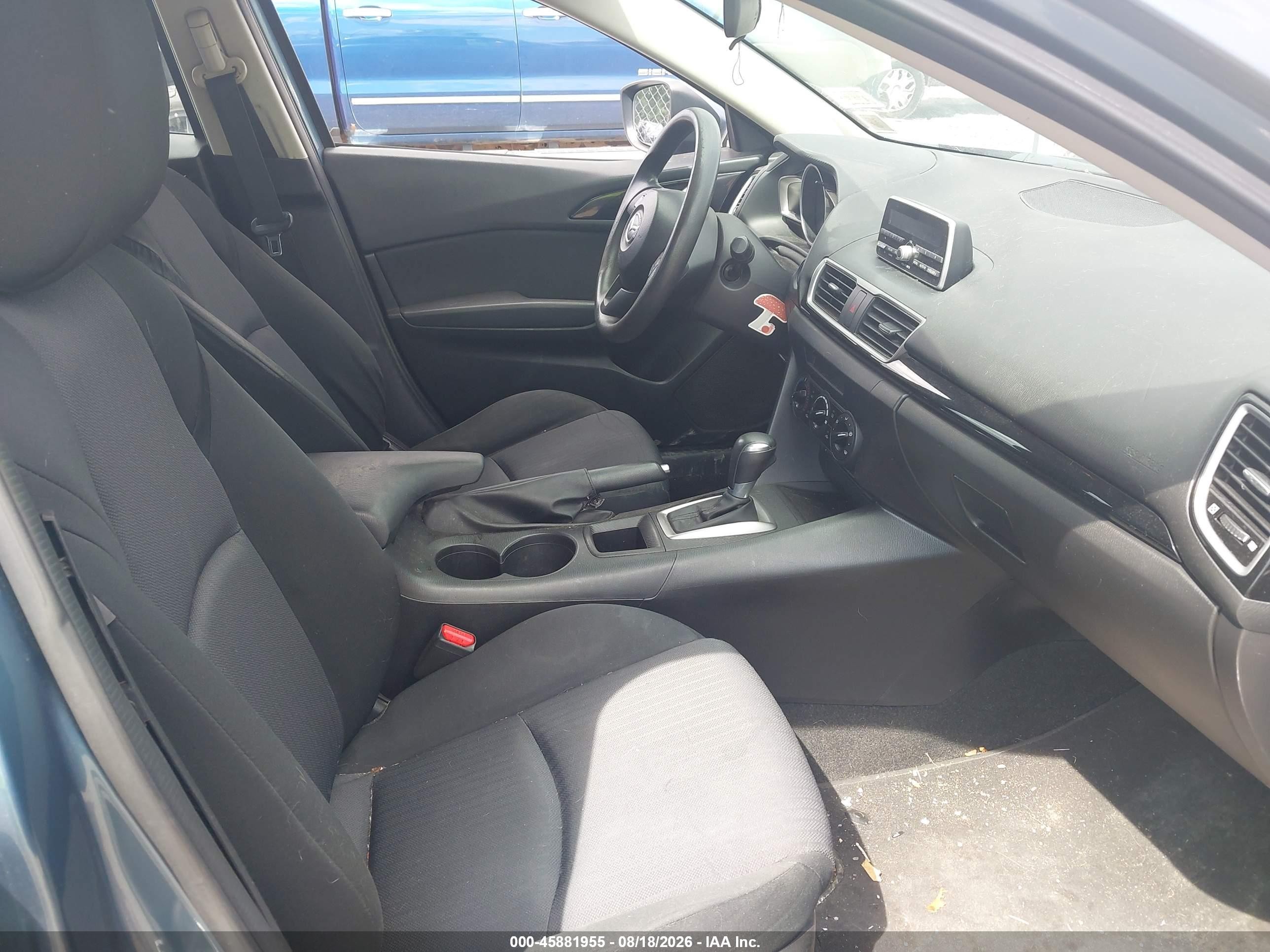 2014 Mazda Mazda3 I Sport Синий vin: JM1BM1K73E1171002