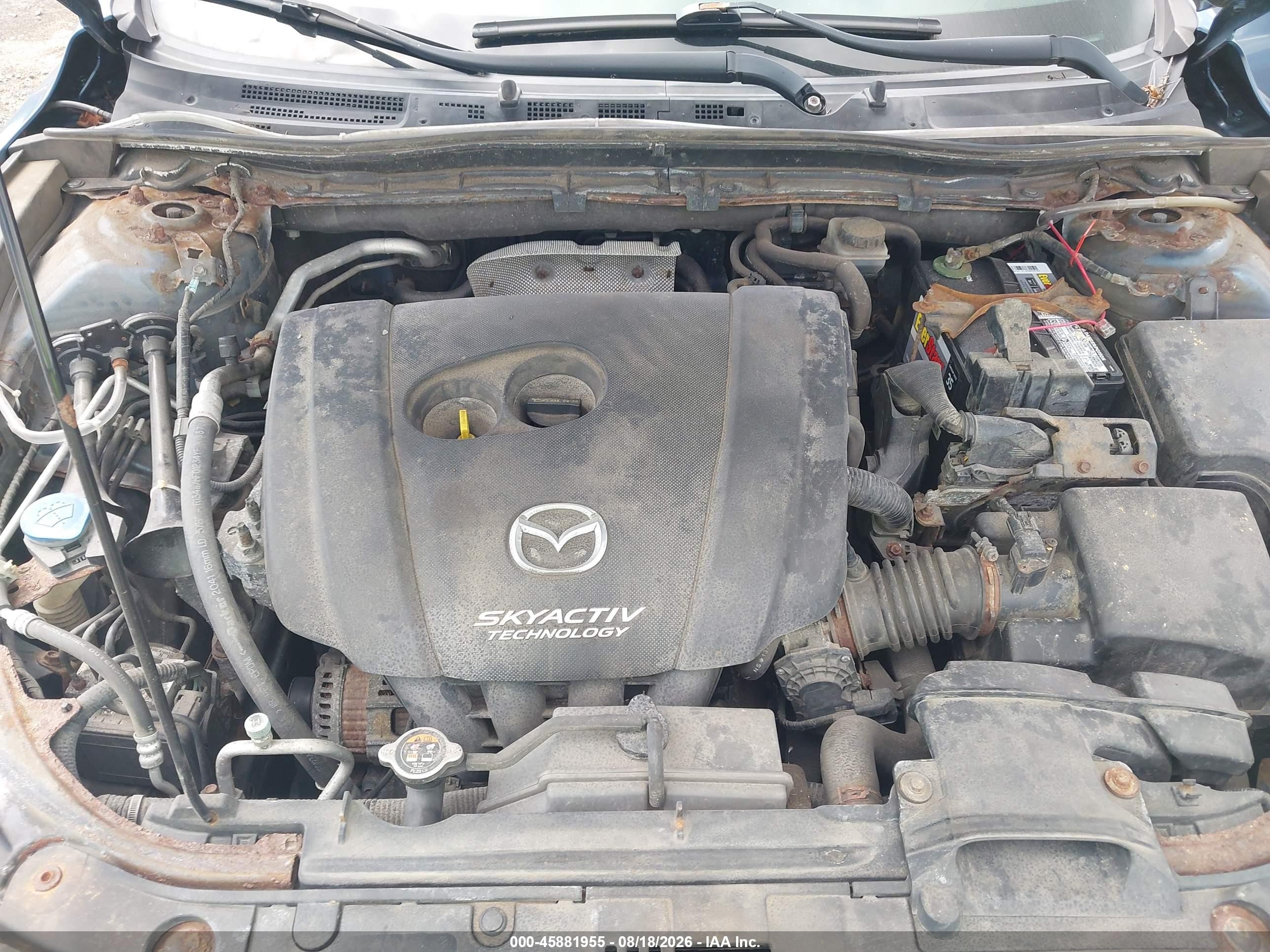 2014 Mazda Mazda3 I Sport Синий vin: JM1BM1K73E1171002