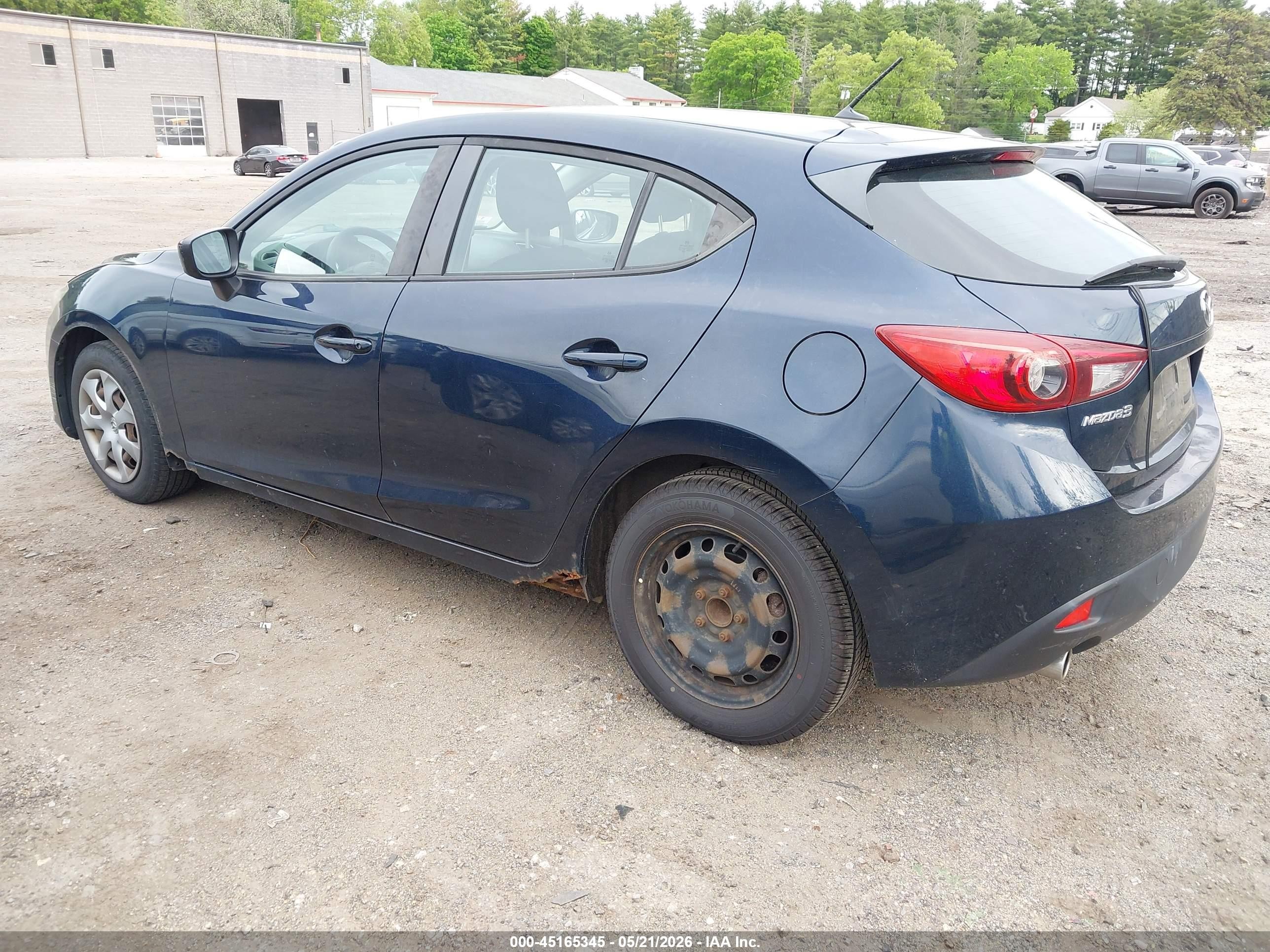 2014 Mazda Mazda3 I Sport Blue vin: JM1BM1K74E1147422