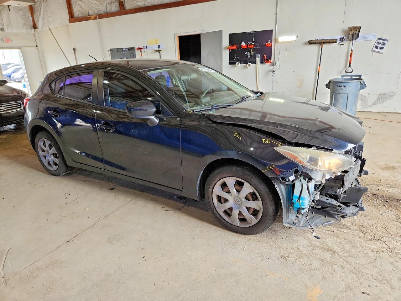 2014 Mazda 3 Sport Черный vin: JM1BM1K75E1154430