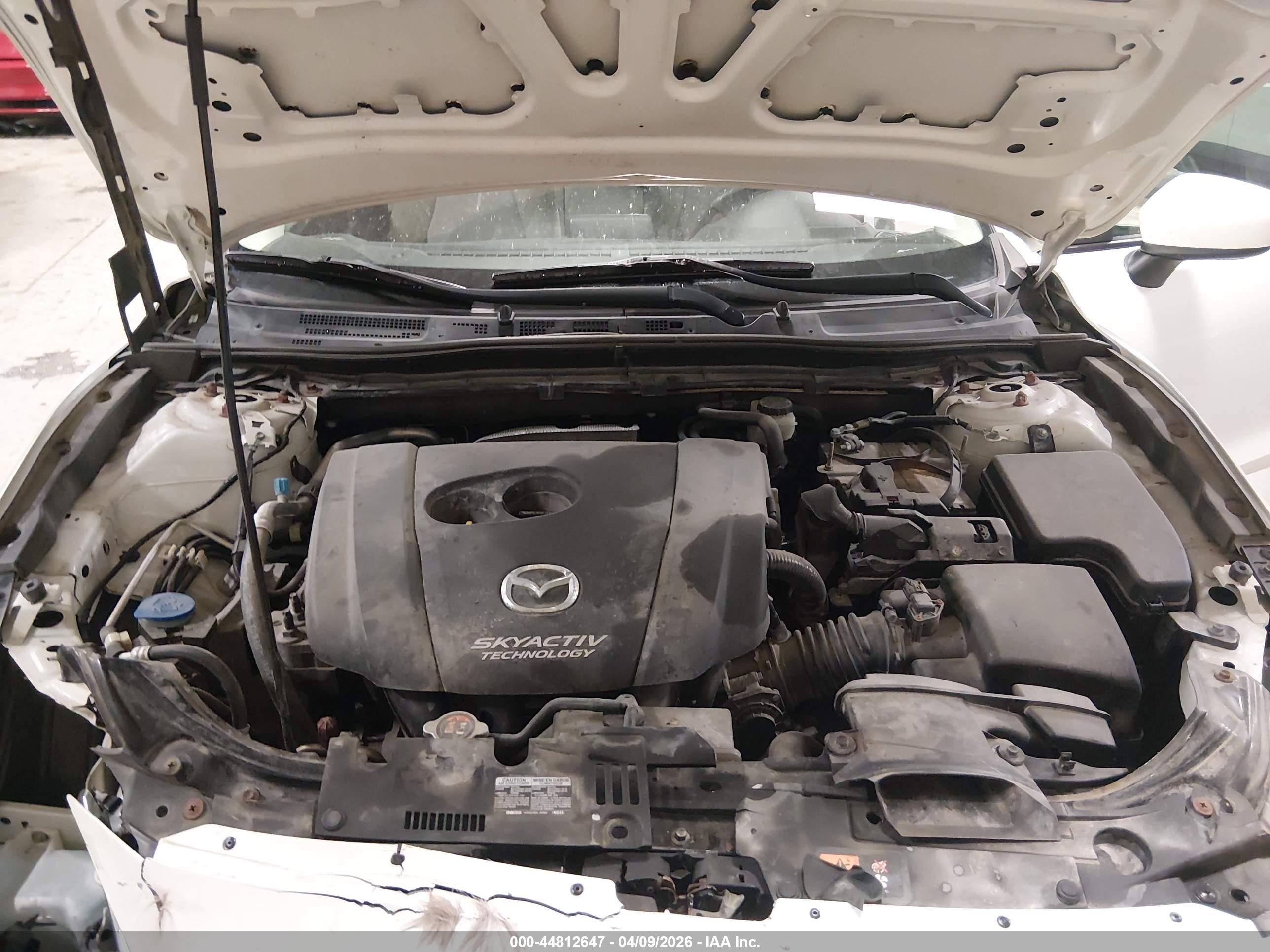 2014 Mazda Mazda3 I Sport White vin: JM1BM1K75E1202699