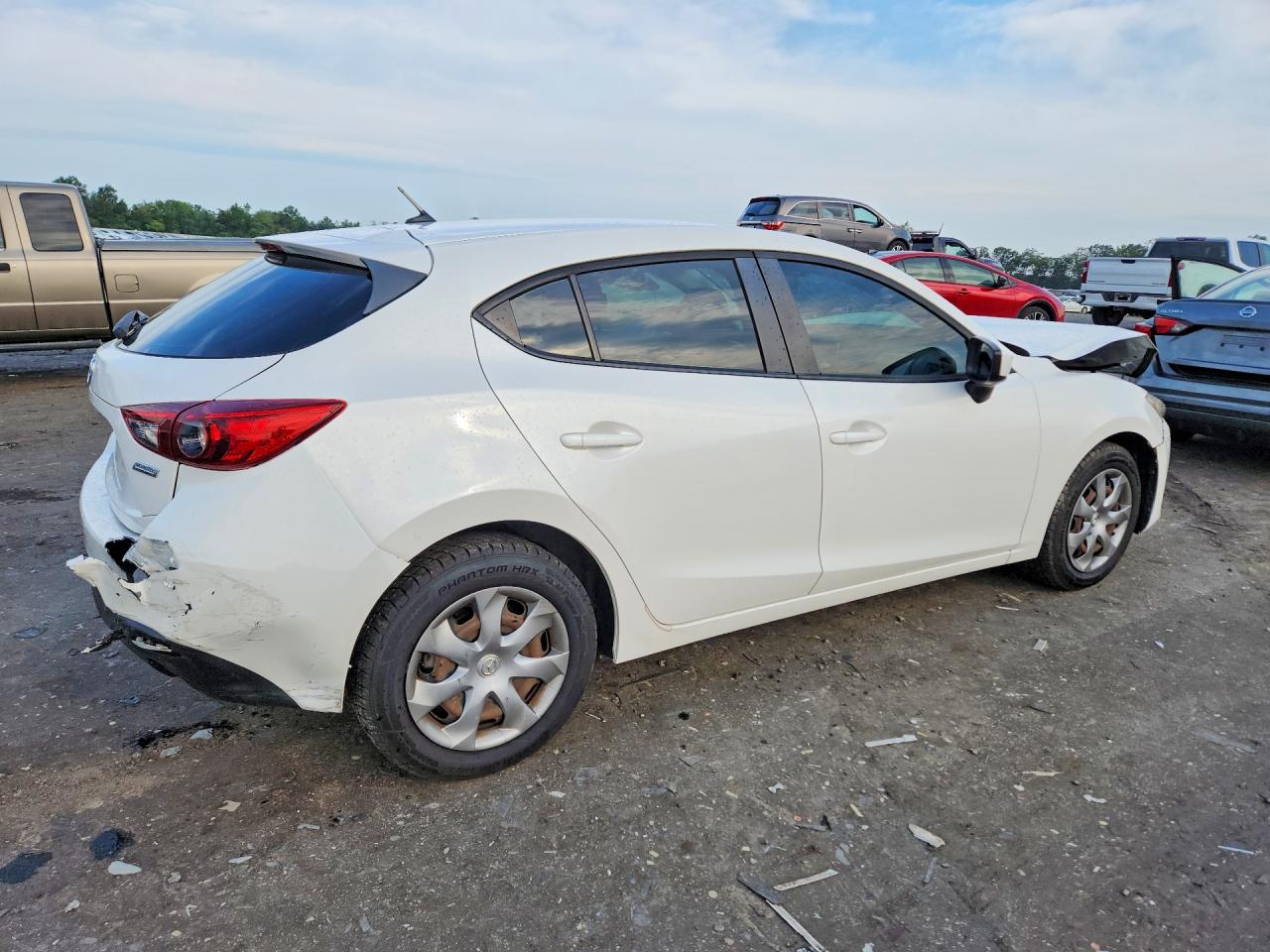 2014 Mazda 3 Sport Белый vin: JM1BM1K76E1147292