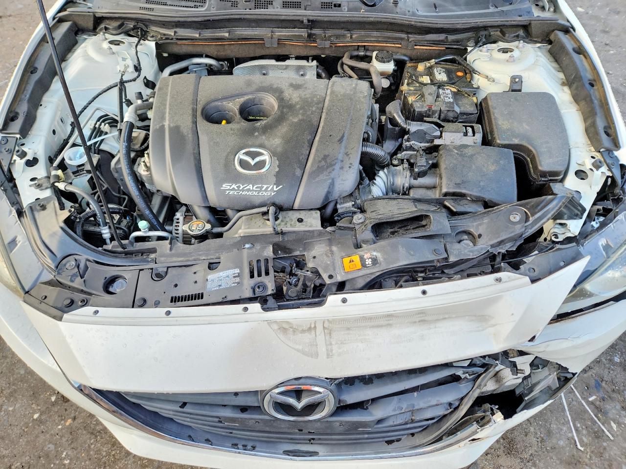 2014 Mazda 3 Sport Белый vin: JM1BM1K76E1147292